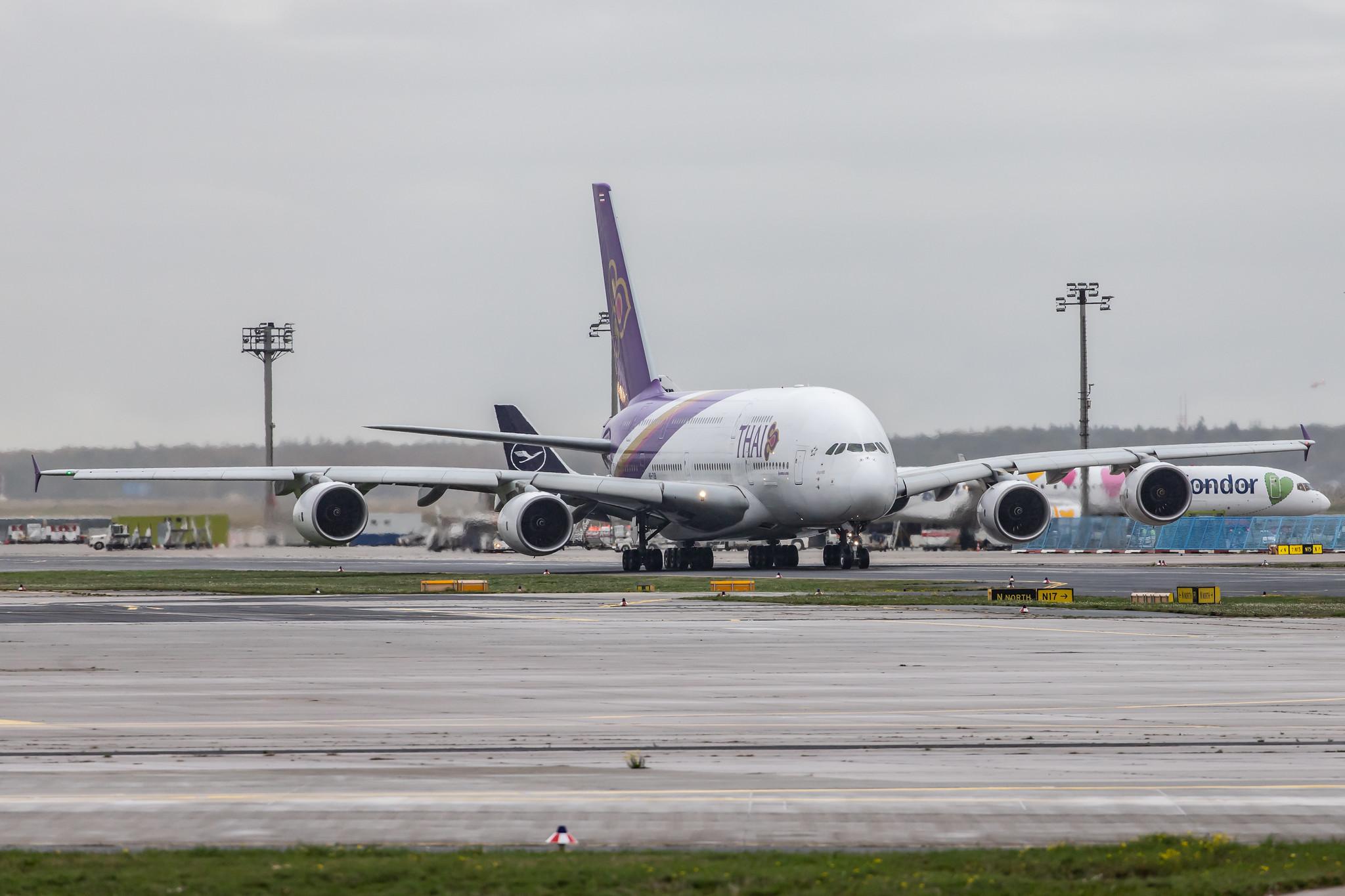 Frankfurt Airport: Thai Airways (TG / THA) |  Airbus A380-841 A388 | HS-TUB | MSN 093