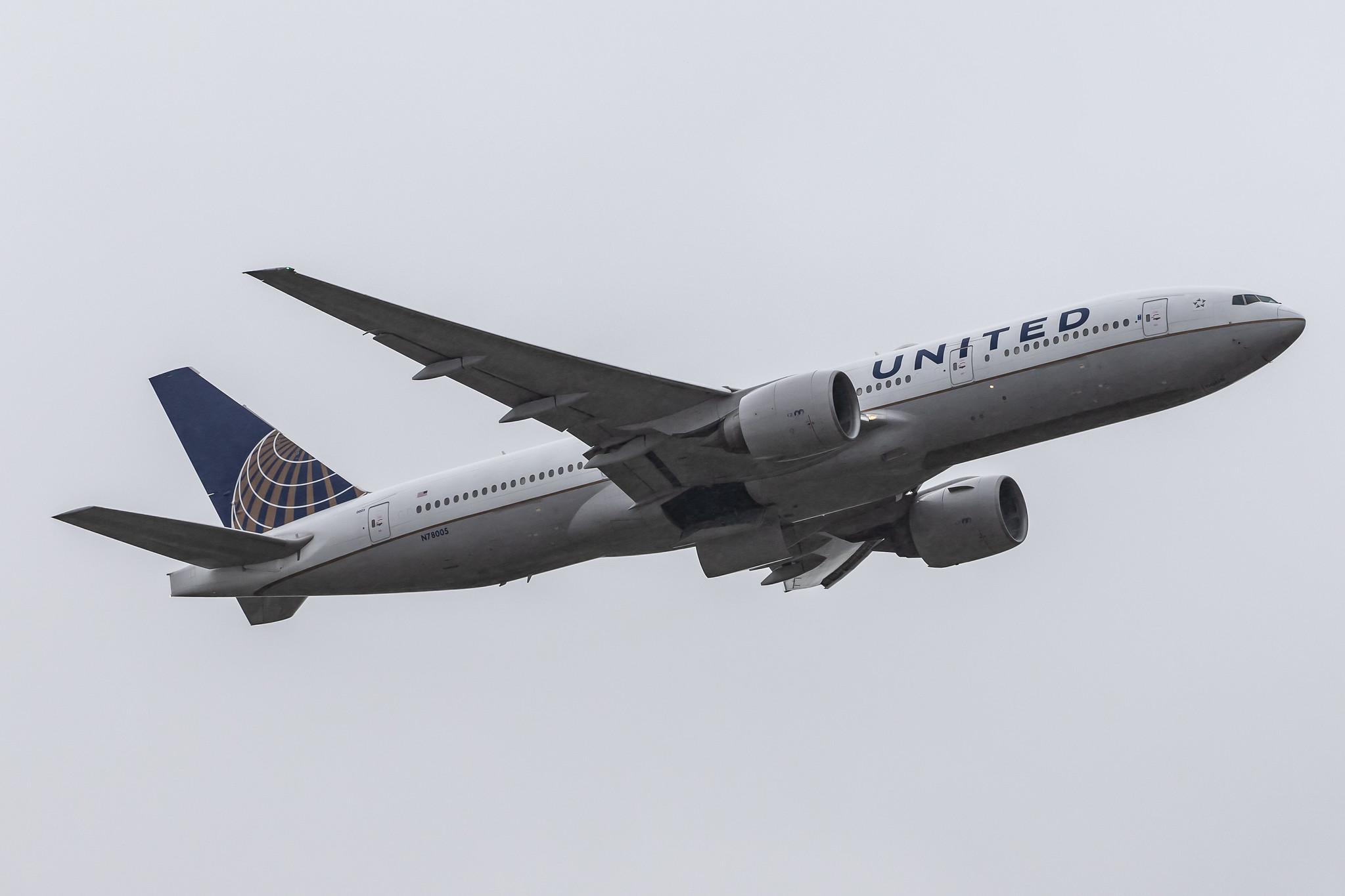 Frankfurt Airport: United Airlines (UA / UAL) |  Boeing 777-224(ER) B772 | N78005 | MSN 27581