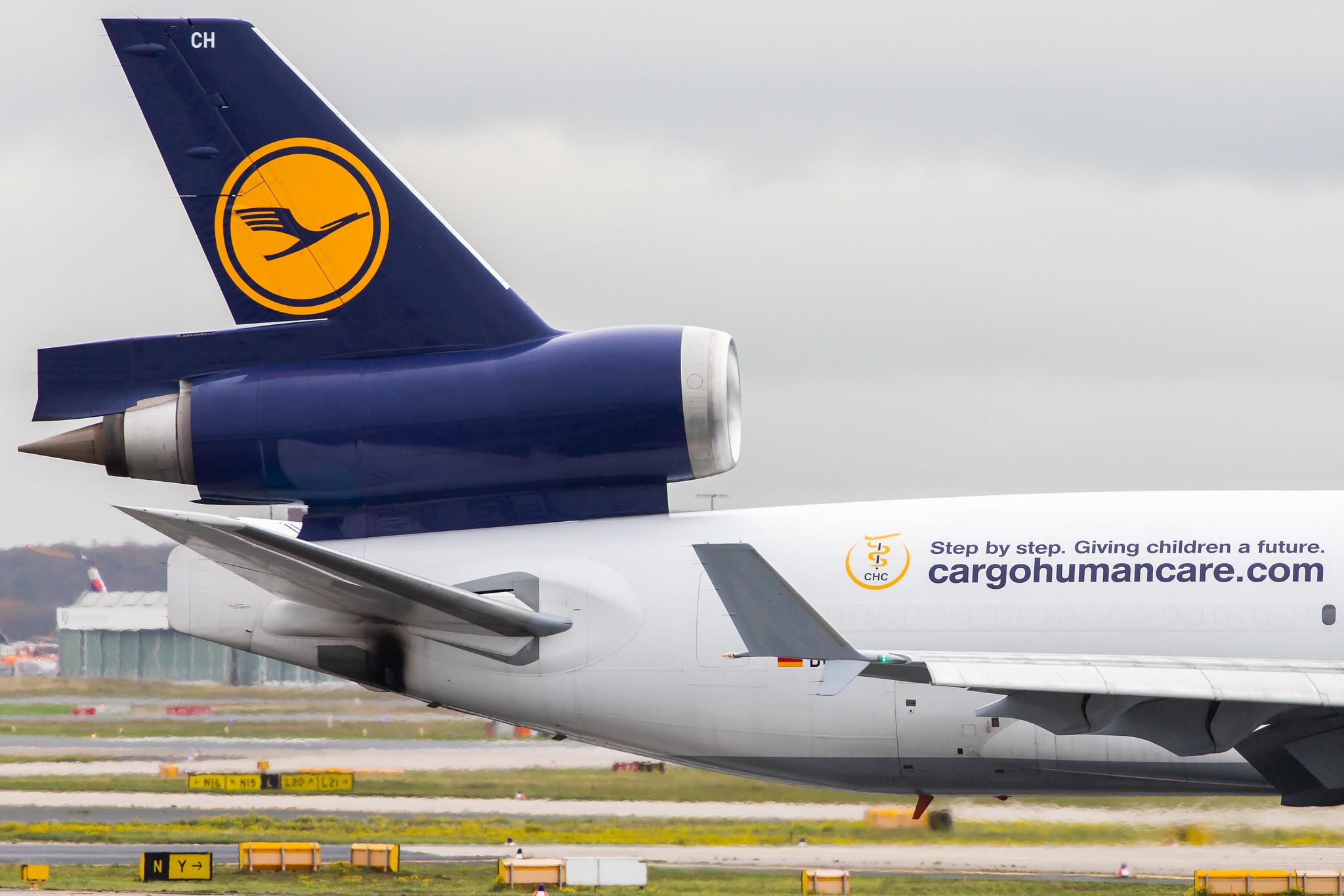 Frankfurt Airport: Lufthansa Cargo (/ GEC) |  McDonnell Douglas MD-11F MD11 | D-ALCH | MSN 48801
