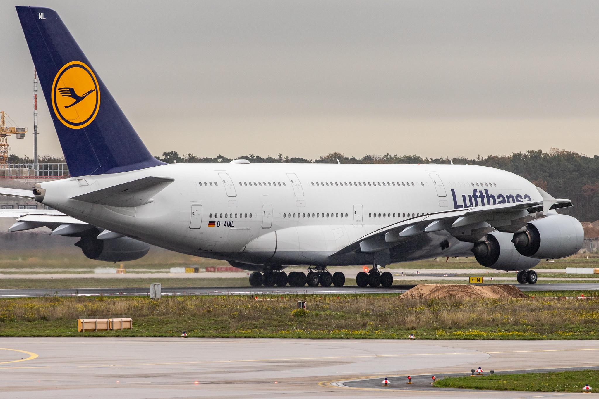 Frankfurt Airport: Lufthansa (LH / DLH) |  Airbus A380-841 A388 | D-AIML | MSN 149