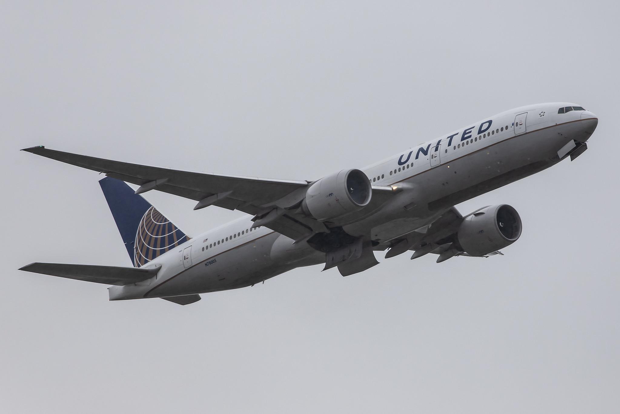 Frankfurt Airport: United Airlines (UA / UAL) |  Boeing 777-224(ER) B772 | N78005 | MSN 27581