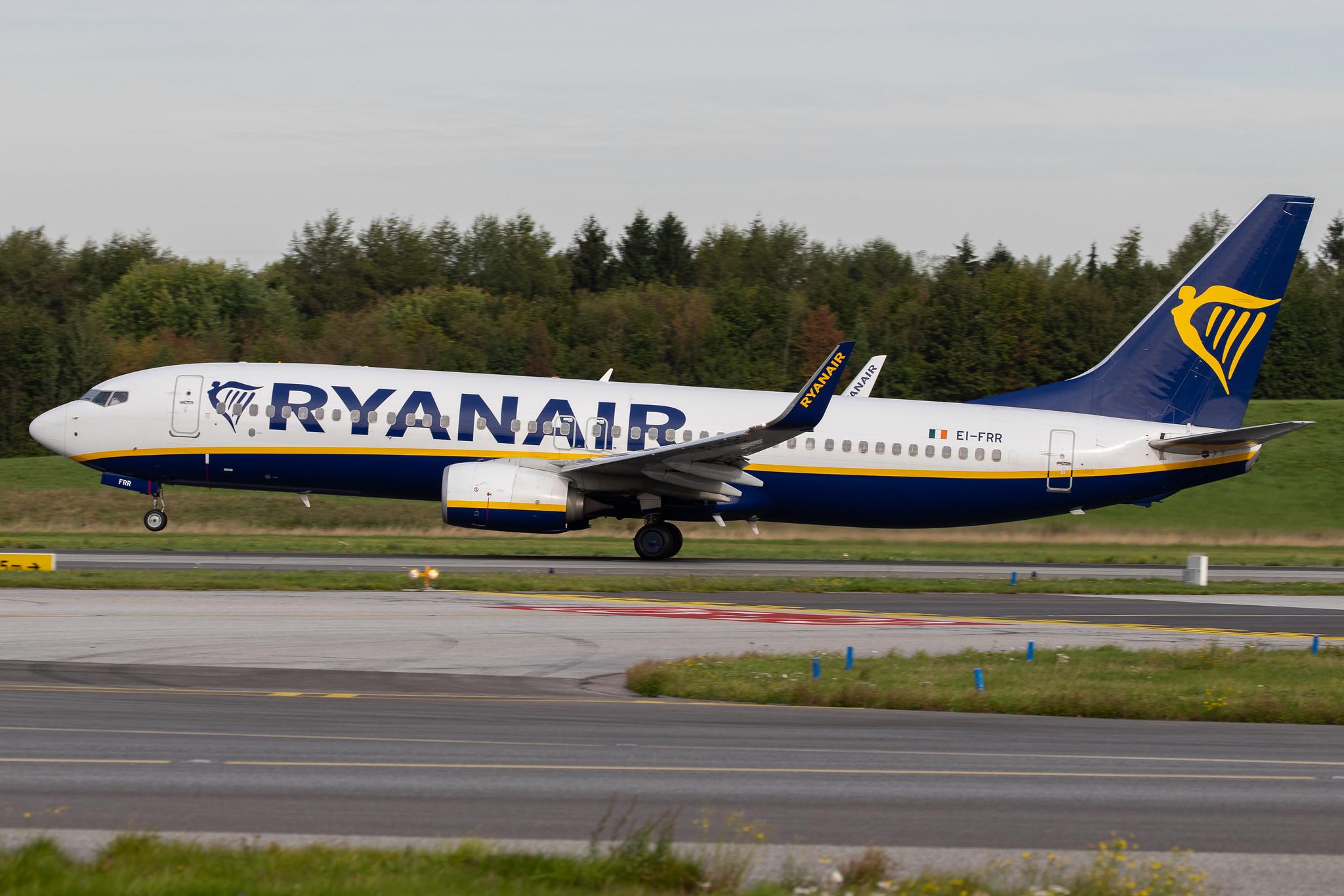 Hamburg Airport: Ryanair (FR / RYR) |  Boeing 737-8AS B738 | EI-FRR | MSN 44739