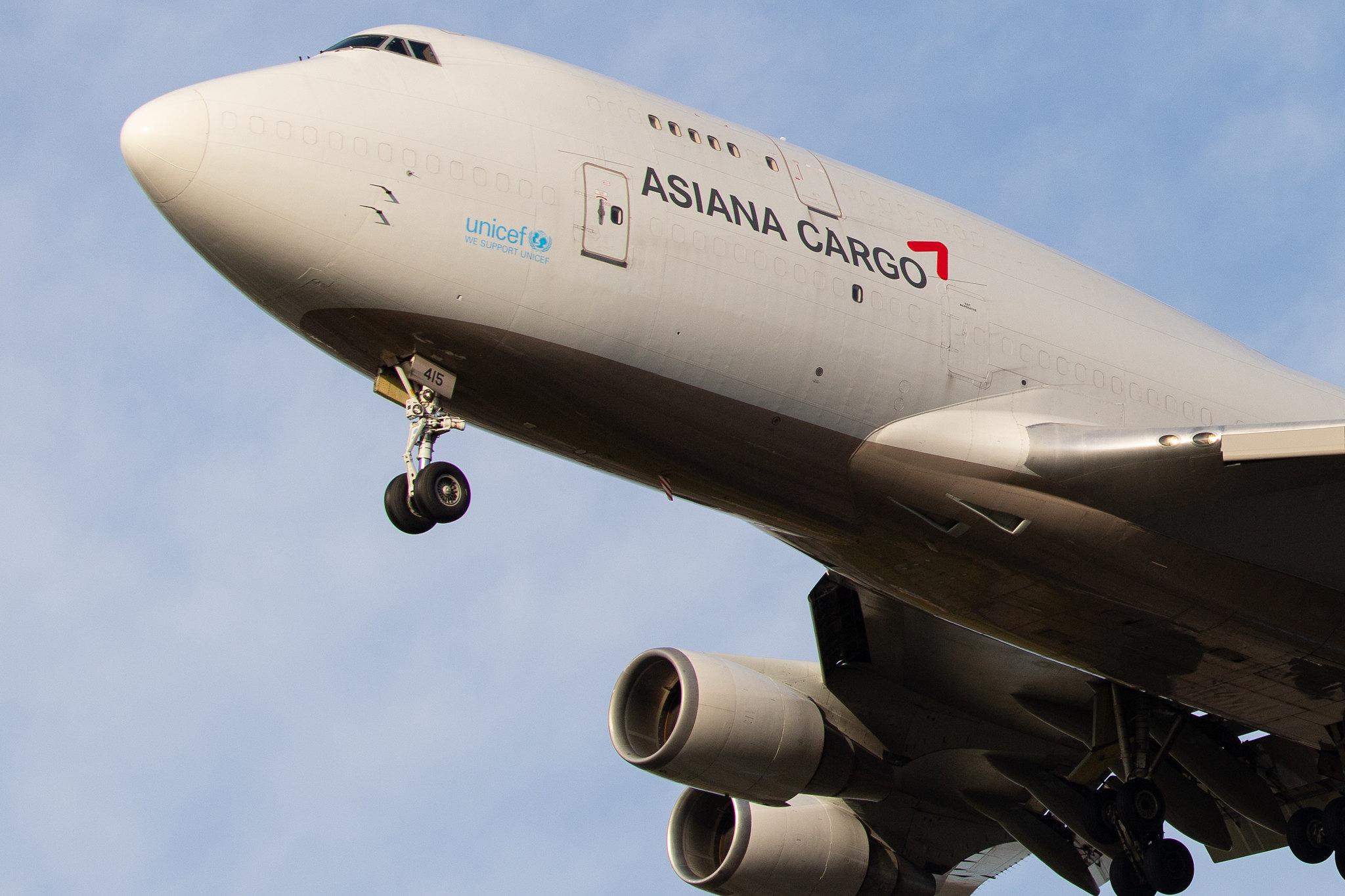 Frankfurt Airport: Asiana Cargo (OZ / AAR) | Operator: Asiana Airlines |  Boeing 747-48E(BDSF) B744 | HL7415 | MSN 25777