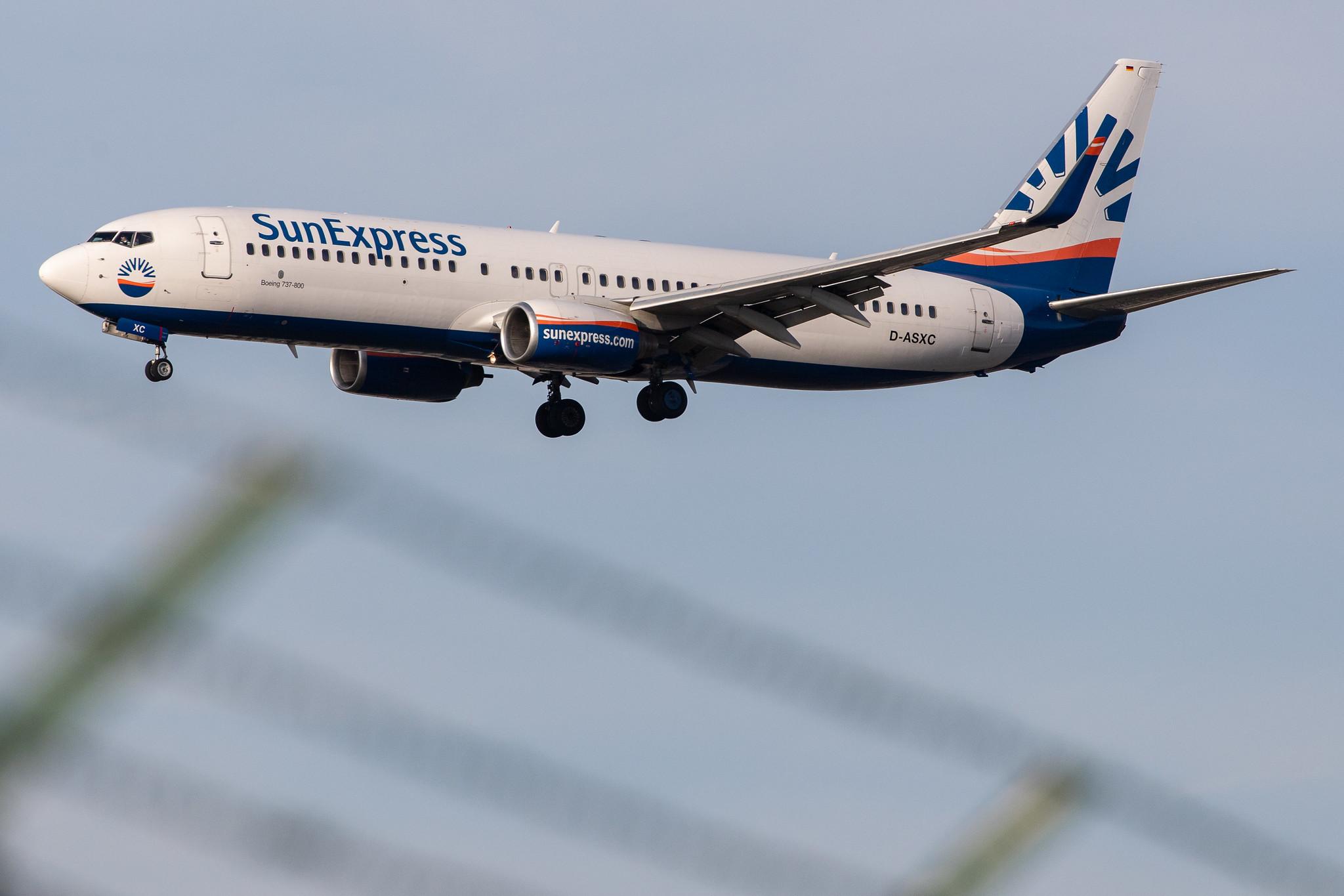Frankfurt Airport: SunExpress (XQ / SXS) | Operator: SunExpress Deutschland |  Boeing 737-86N B738 | D-ASXC | MSN 30806