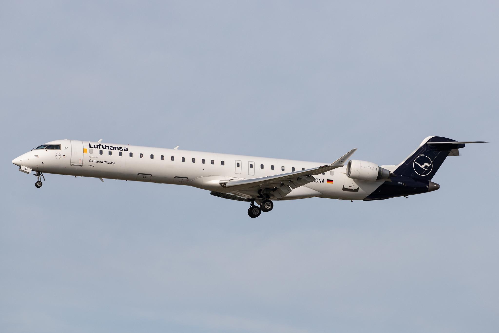 Frankfurt Airport: Lufthansa (LH / DLH) | Operator: Lufthansa CityLine |  Bombardier CRJ-900LR CRJ9 | D-ACNA | MSN 15229