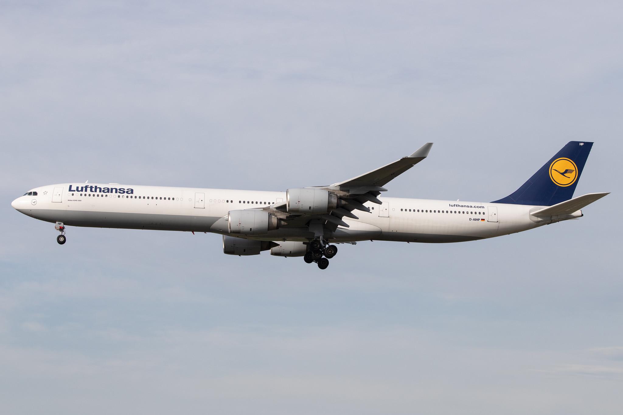 Frankfurt Airport: Lufthansa (LH / DLH) |  Airbus A340-642 A346 | D-AIHP | MSN 0771