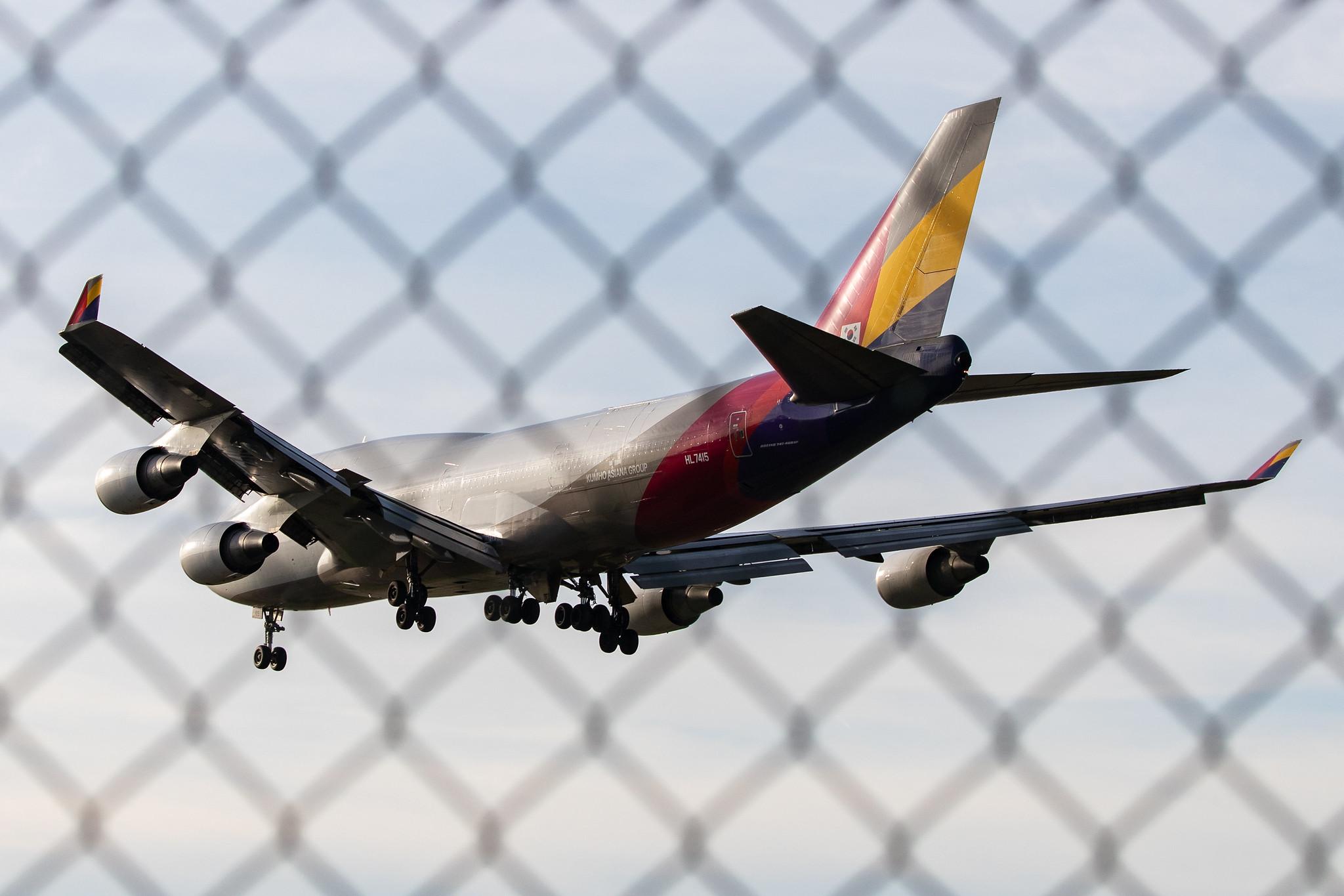 Frankfurt Airport: Asiana Cargo (OZ / AAR) | Operator: Asiana Airlines |  Boeing 747-48E(BDSF) B744 | HL7415 | MSN 25777