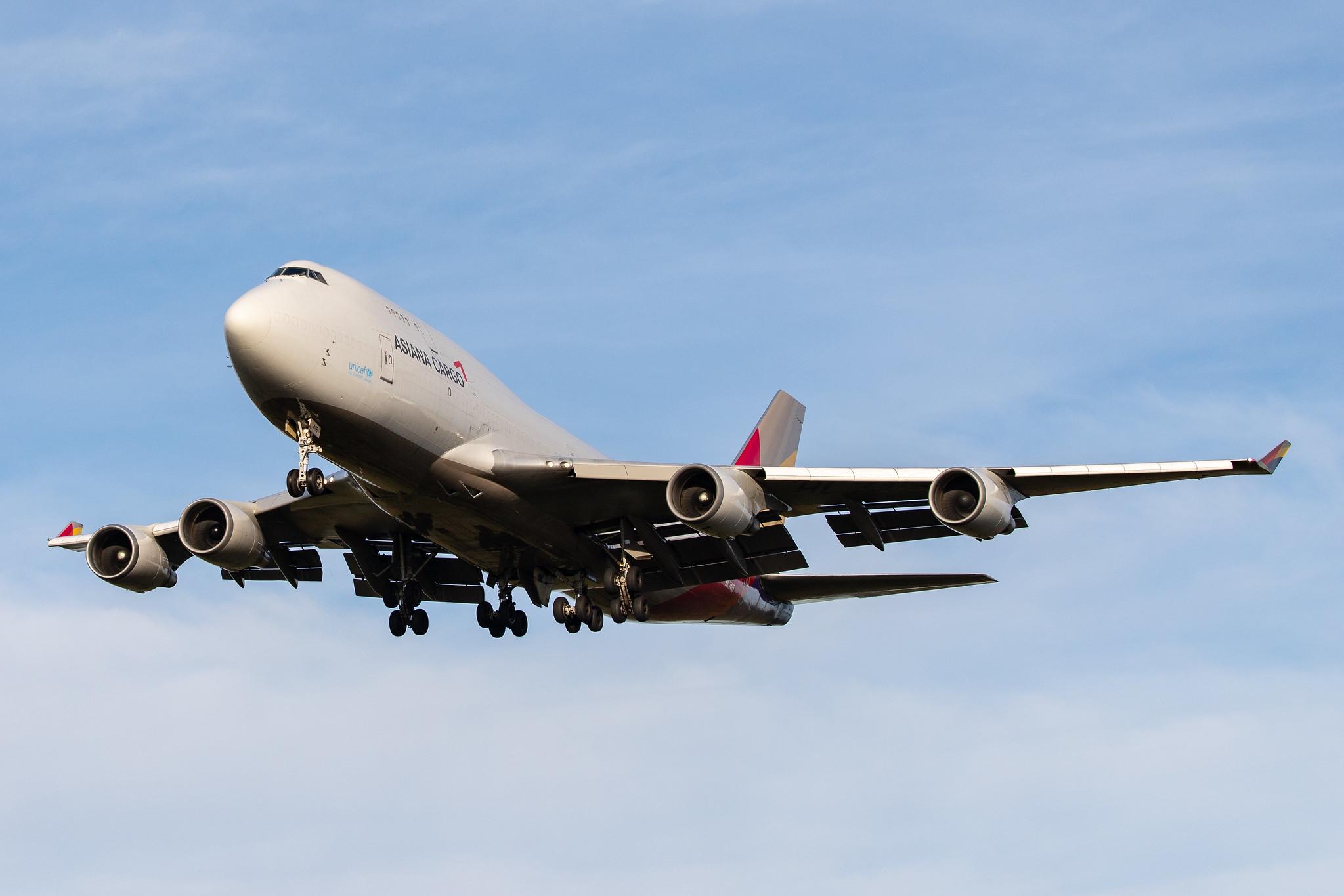 Frankfurt Airport: Asiana Cargo (OZ / AAR) | Operator: Asiana Airlines |  Boeing 747-48E(BDSF) B744 | HL7415 | MSN 25777