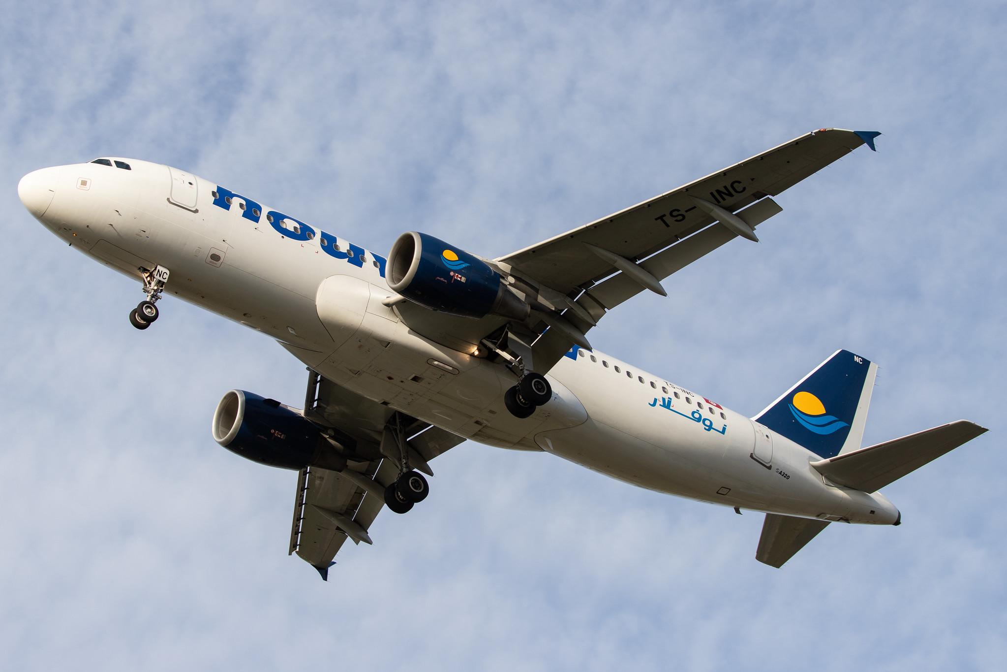 Frankfurt Airport: Nouvelair (BJ / LBT) | Operator: Nouvelair Tunisie |  Airbus A320-214 A320 | TS-INC | MSN 1744