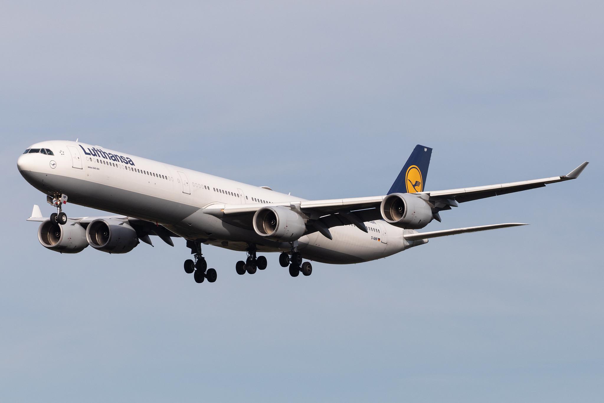 Frankfurt Airport: Lufthansa (LH / DLH) |  Airbus A340-642 A346 | D-AIHP | MSN 0771