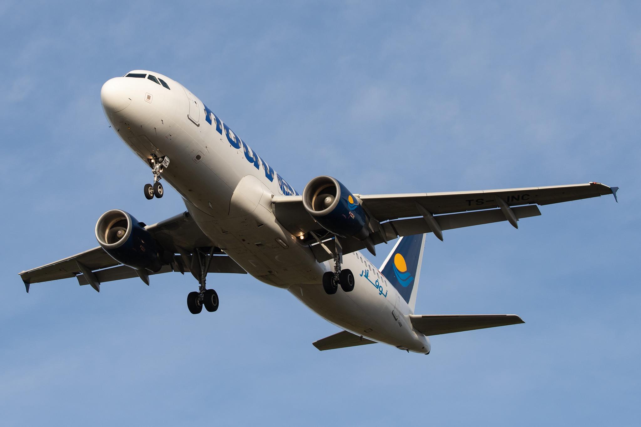 Frankfurt Airport: Nouvelair (BJ / LBT) | Operator: Nouvelair Tunisie |  Airbus A320-214 A320 | TS-INC | MSN 1744