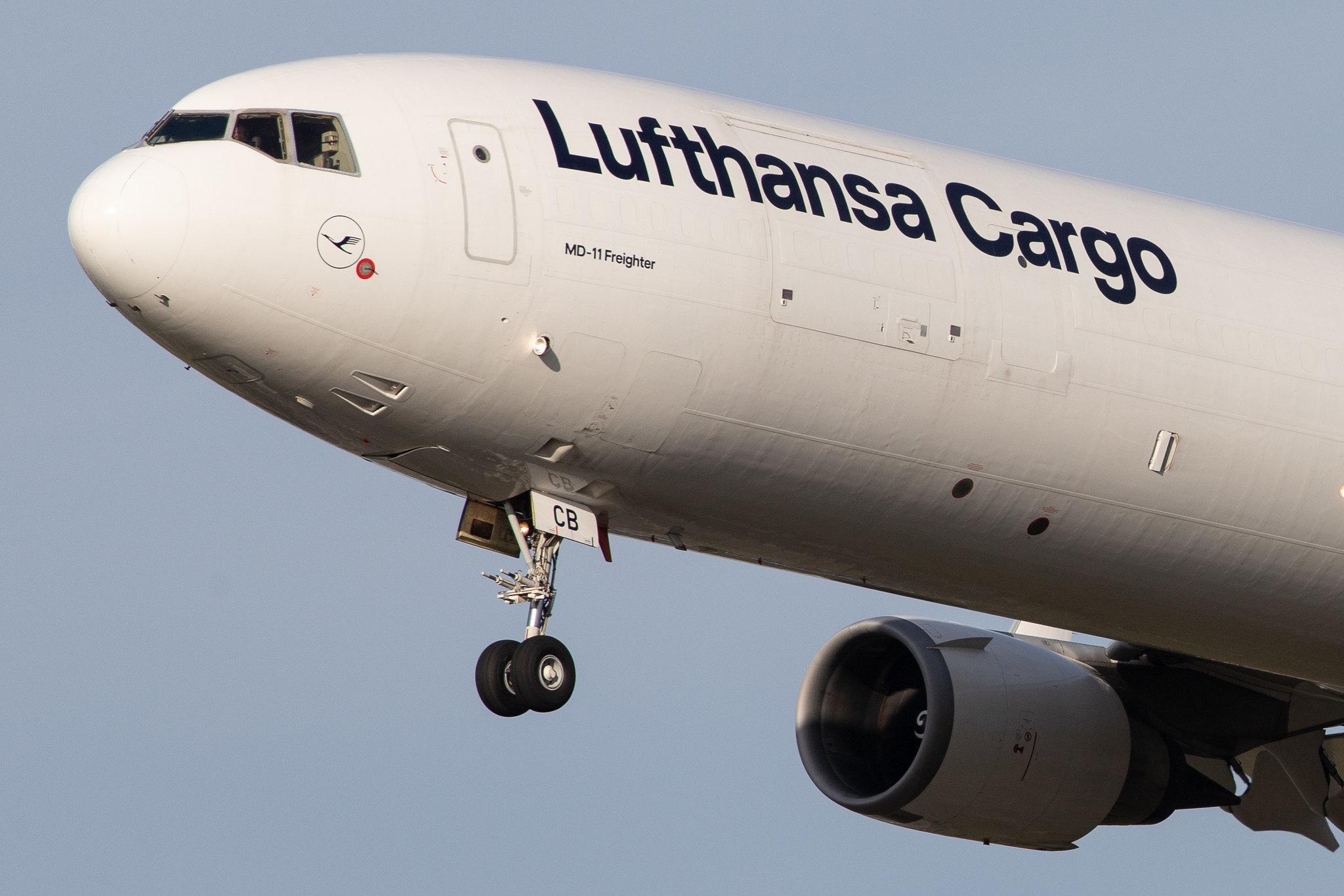 Frankfurt Airport: Lufthansa Cargo (/ GEC) |  McDonnell Douglas MD-11F MD11 | D-ALCB | MSN 48782