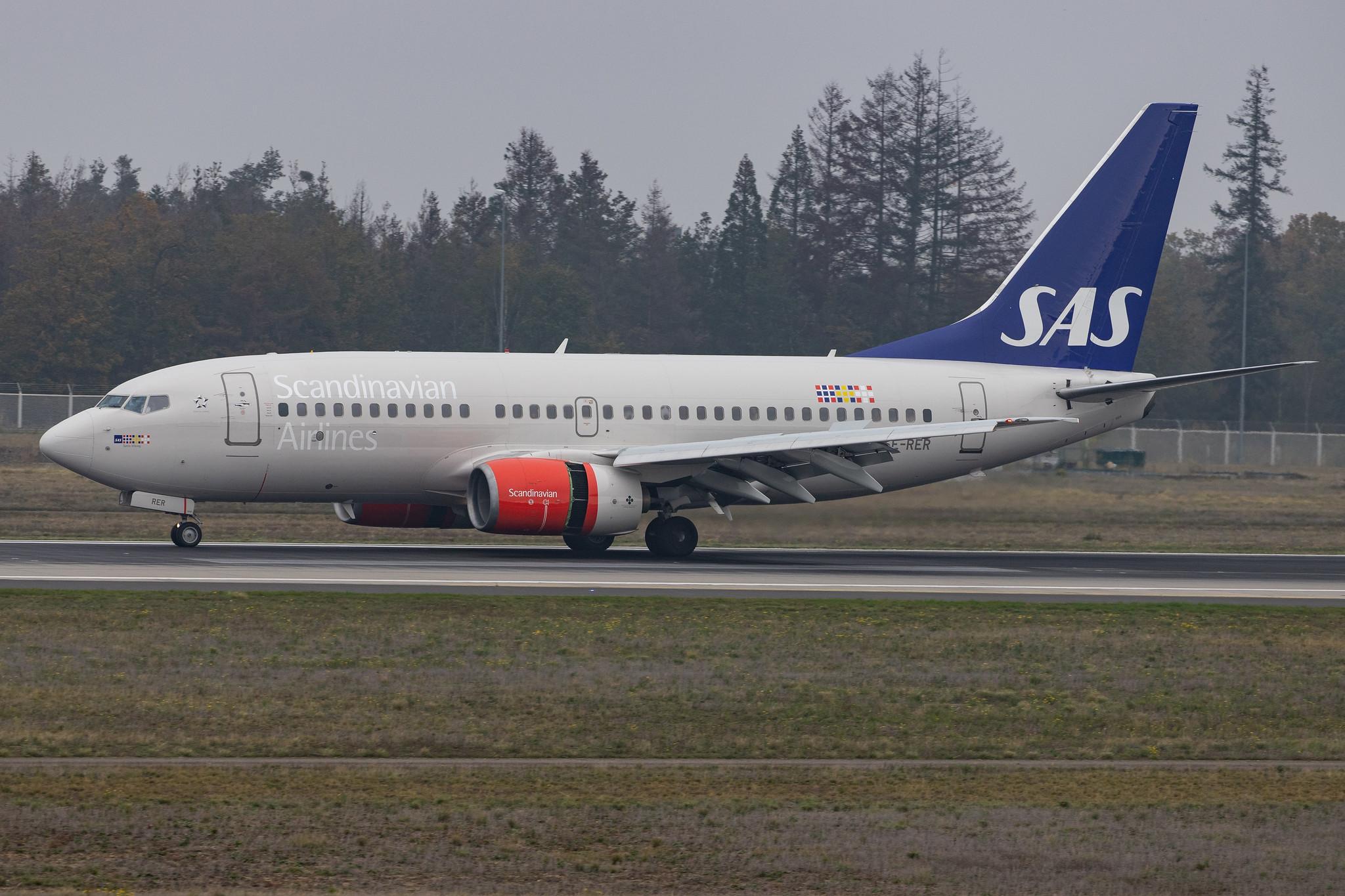 Frankfurt Airport: SAS (SK / SAS) |  Boeing 737-7BX B737 | SE-RER | MSN 30736