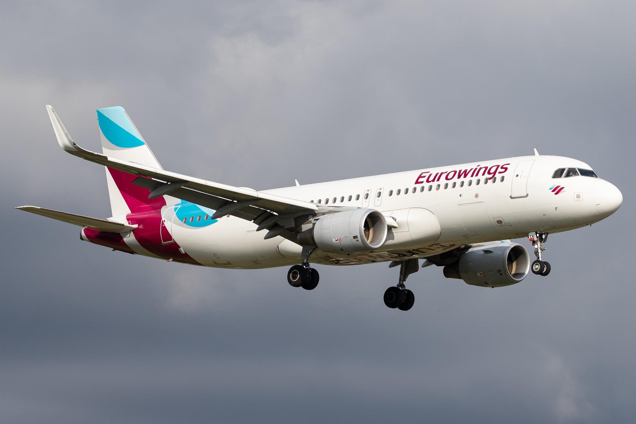 Hamburg Airport: Eurowings (EW / EWG) |  Airbus A320-214 A320 | D-AEWI | MSN 7210