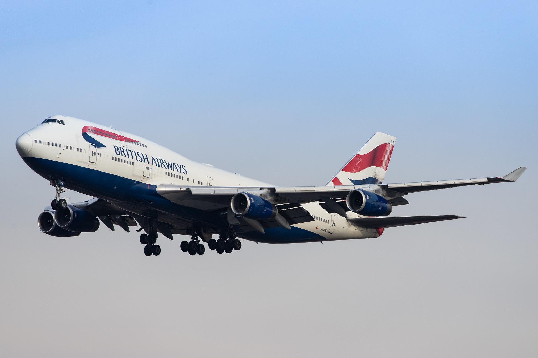 London Heathrow Airport: British Airways (BA / BAW) |  Boeing 747-436 B744 | G-CIVH | MSN 25809