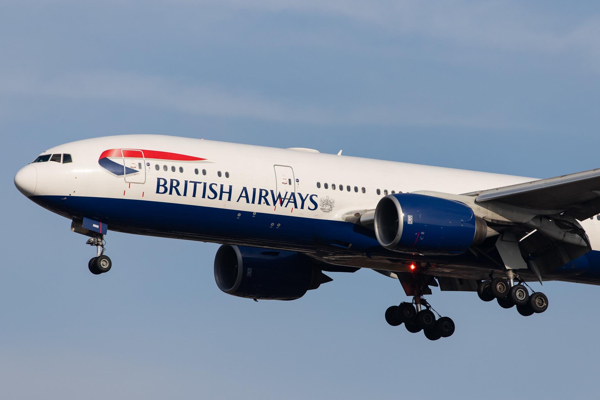 London Heathrow Airport: British Airways (BA / BAW) |  Boeing 777-236(ER) B772 | G-YMMN | MSN 30316