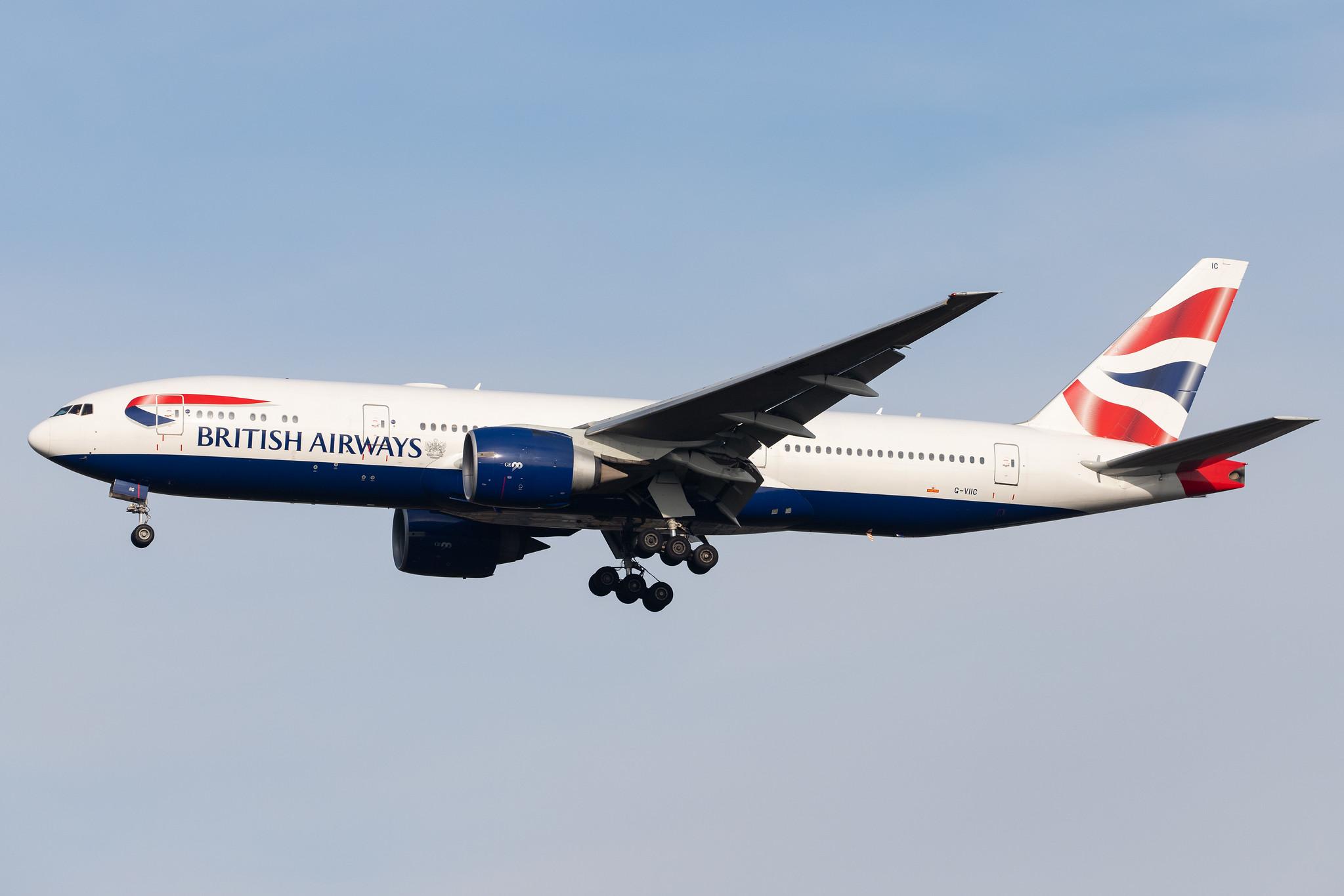 London Heathrow Airport: British Airways (BA / BAW) |  Boeing 777-236(ER) B772 | G-VIIC | MSN 27485