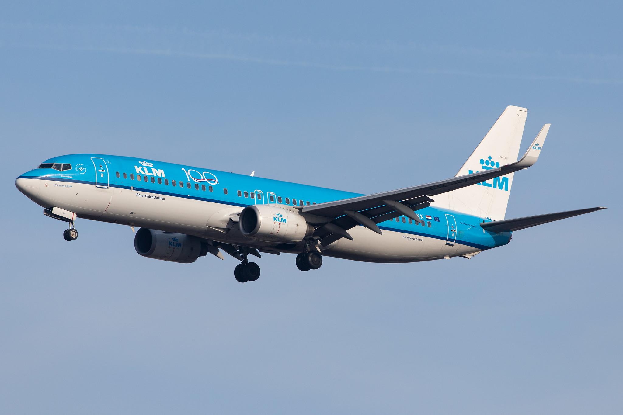 London Heathrow Airport: KLM (KL / KLM) |  Boeing 737-8K2 B738 | PH-BXK | MSN 29598