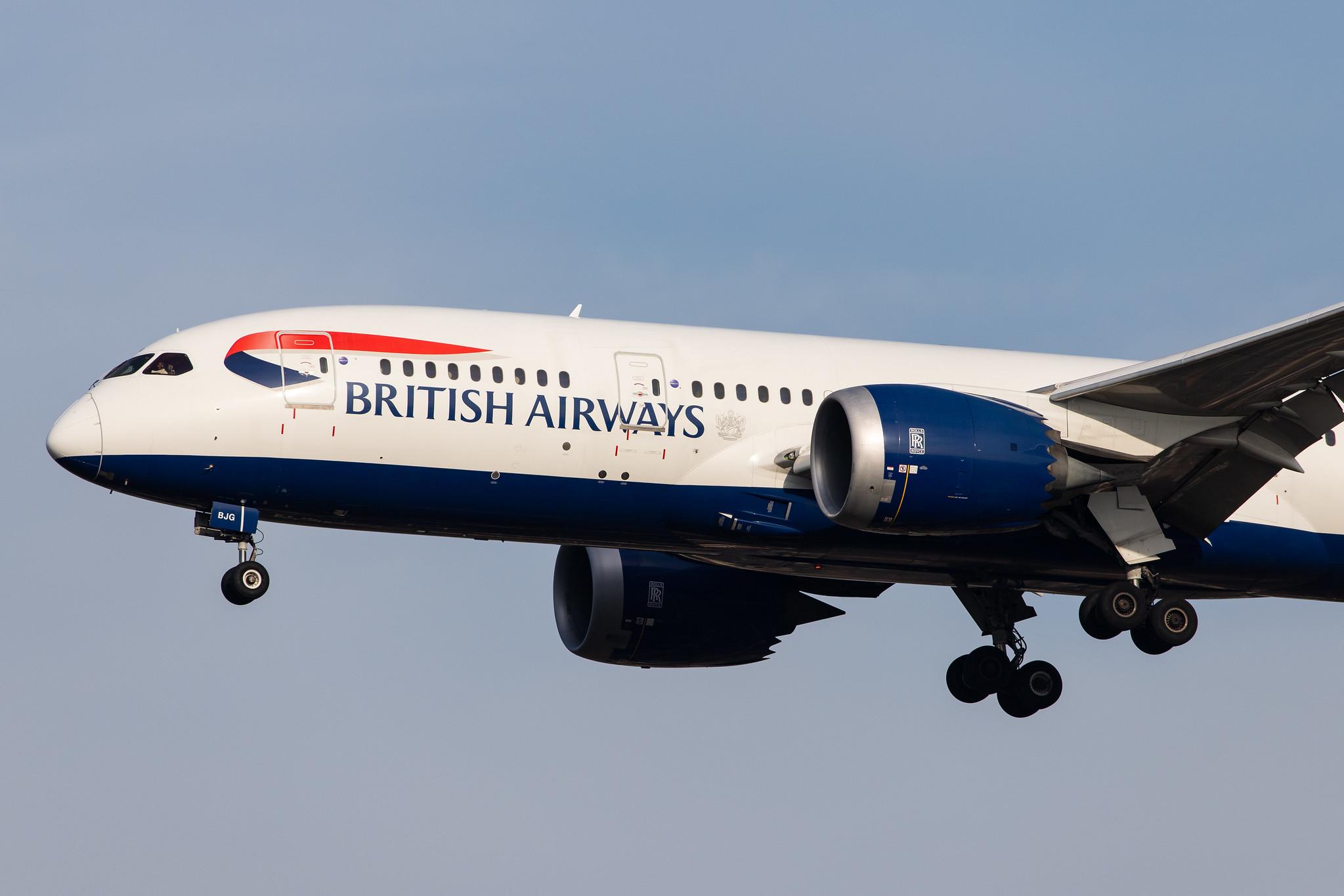 London Heathrow Airport: British Airways (BA / BAW) |  Boeing 787-8 Dreamliner B788 | G-ZBJG | MSN 38614