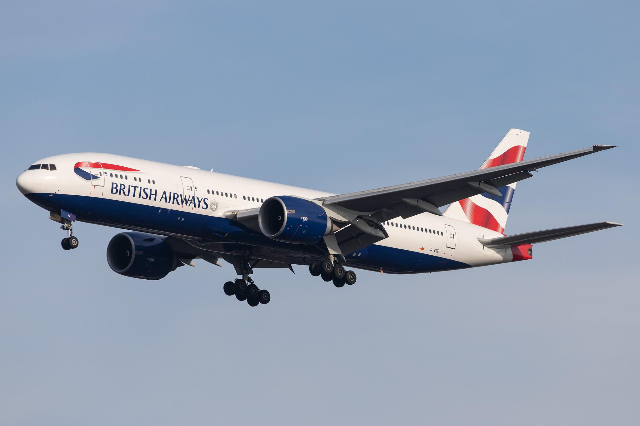 London Heathrow Airport: British Airways (BA / BAW) |  Boeing 777-236(ER) B772 | G-VIIC | MSN 27485
