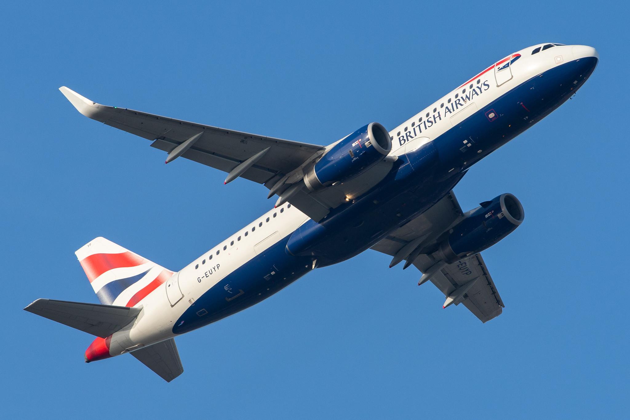 London Heathrow Airport: British Airways (BA / BAW) |  Airbus A320-232 A320 | G-EUYP | MSN 5784