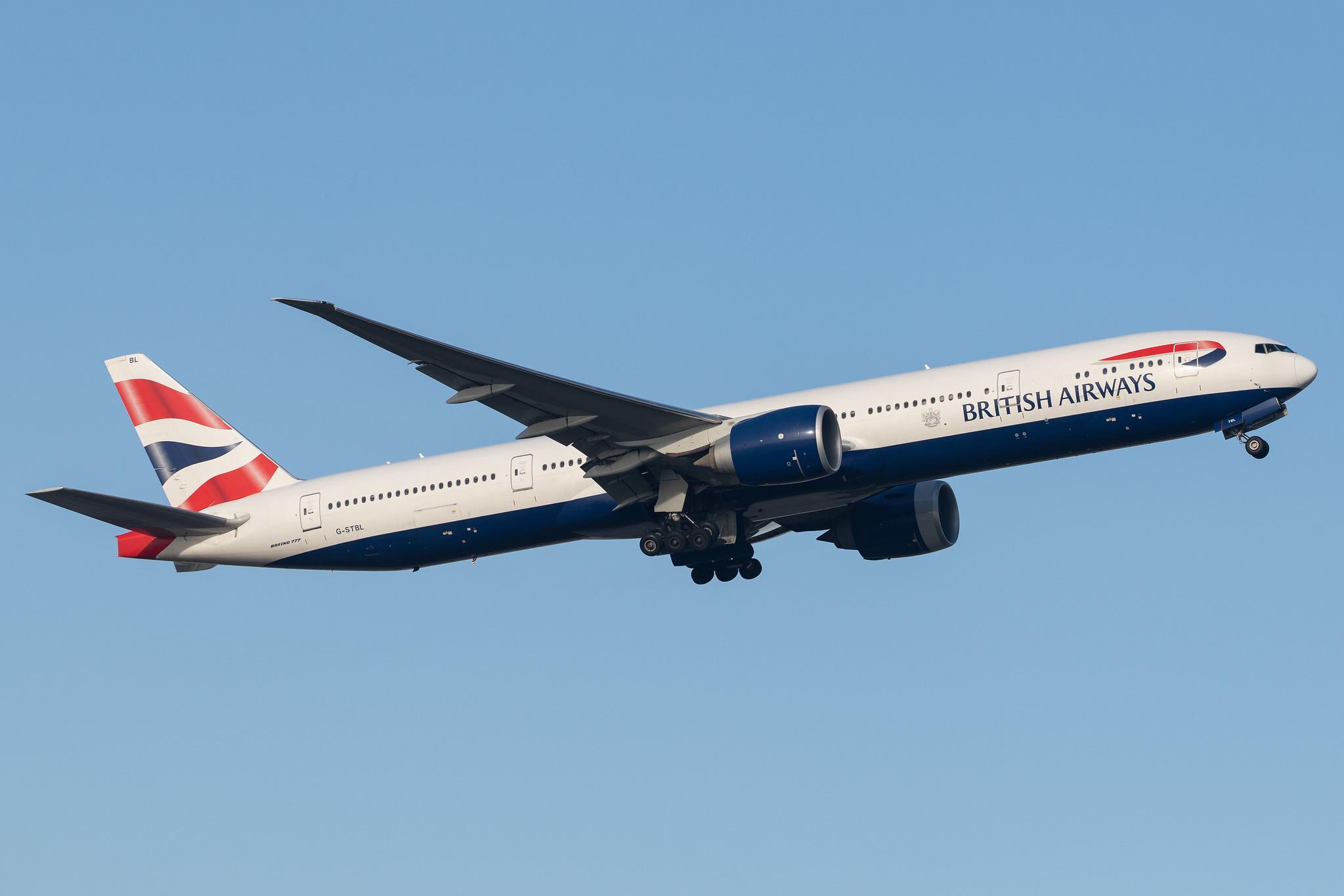 London Heathrow Airport: British Airways (BA / BAW) |  Boeing 777-336(ER) B77W | G-STBL | MSN 42124