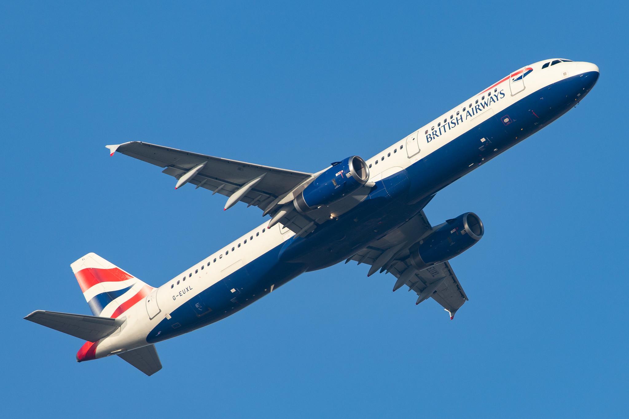 London Heathrow Airport: British Airways (BA / BAW) |  Airbus A321-231 A321 | G-EUXL | MSN 3254