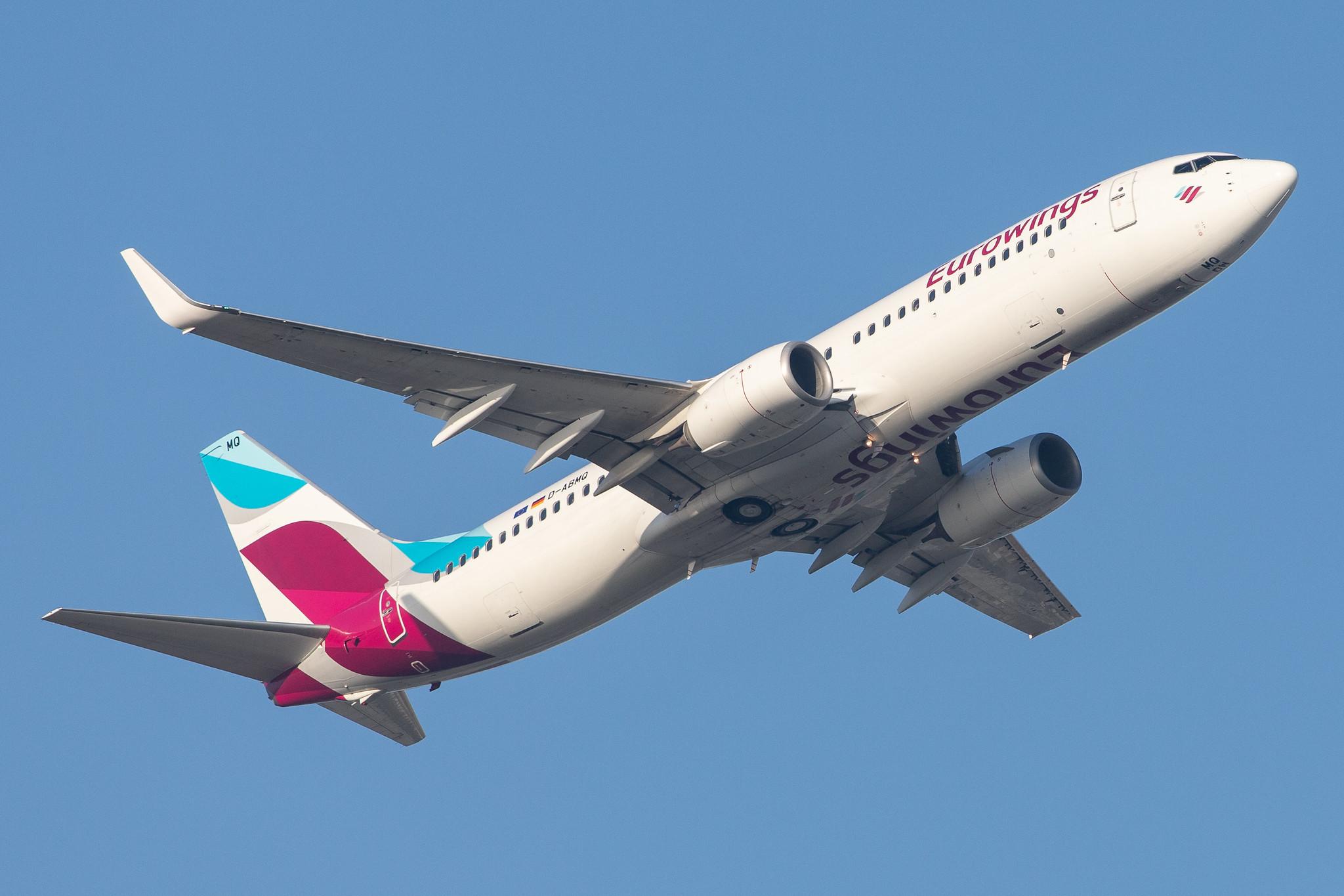 London Heathrow Airport: Eurowings (EW / EWG) | Operator: TUI fly |  Boeing 737-86J B738 | D-ABMQ | MSN 37780