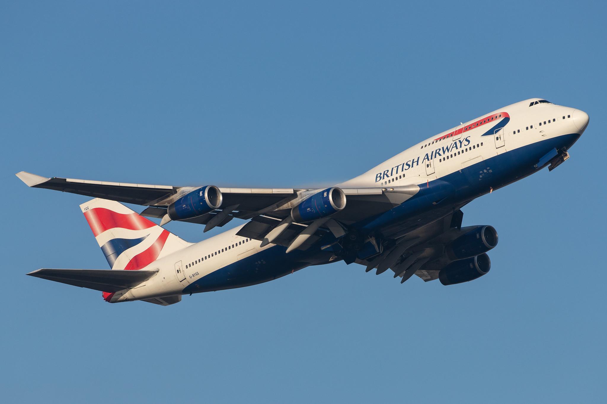 London Heathrow Airport: British Airways (BA / BAW) |  Boeing 747-436 B744 | G-BYGG | MSN 28859