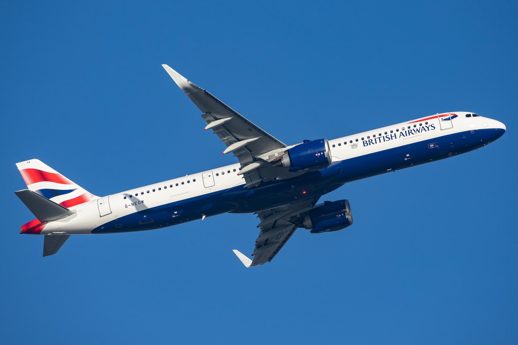 London Heathrow Airport: British Airways (BA / BAW) |  Airbus A321-251NX A21N | G-NEOW | MSN 8984