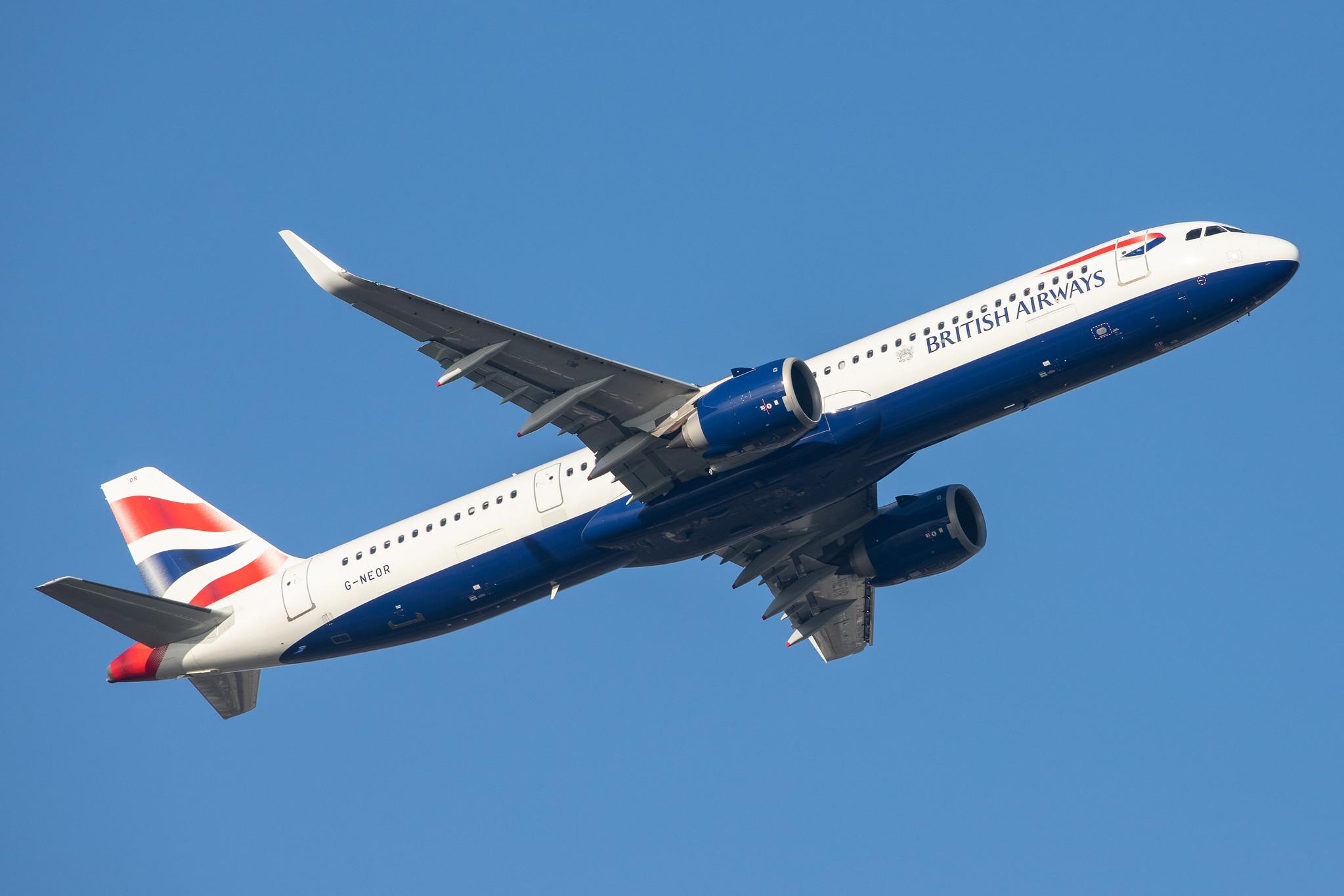London Heathrow Airport: British Airways (BA / BAW) |  Airbus A321-251NX A21N | G-NEOR | MSN 8526