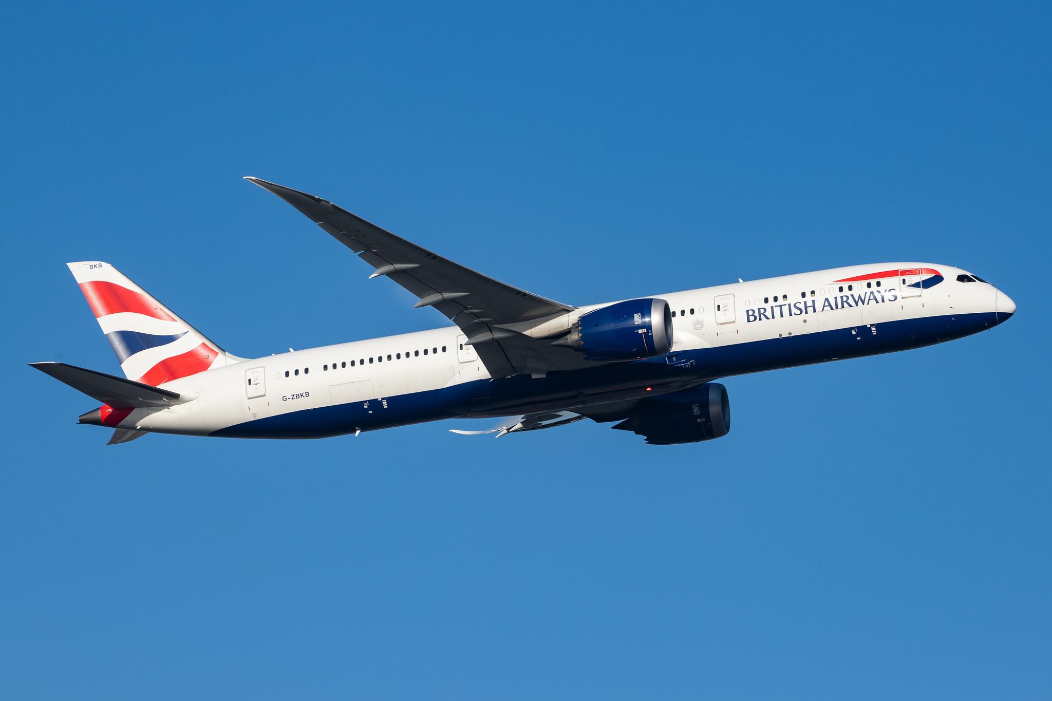 London Heathrow Airport: British Airways (BA / BAW) |  Boeing 787-9 Dreamliner B789 | G-ZBKB | MSN 38617