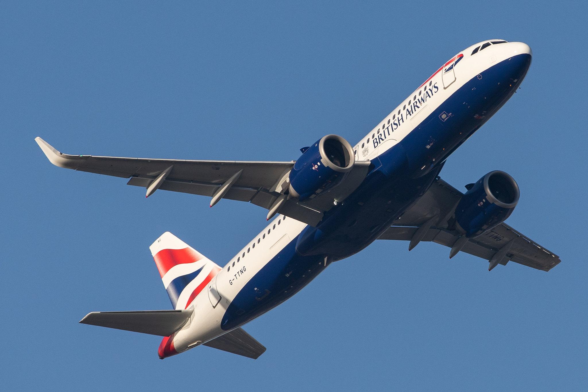 London Heathrow Airport: British Airways (BA / BAW) |  Airbus A320-251N A20N | G-TTNG | MSN 8431