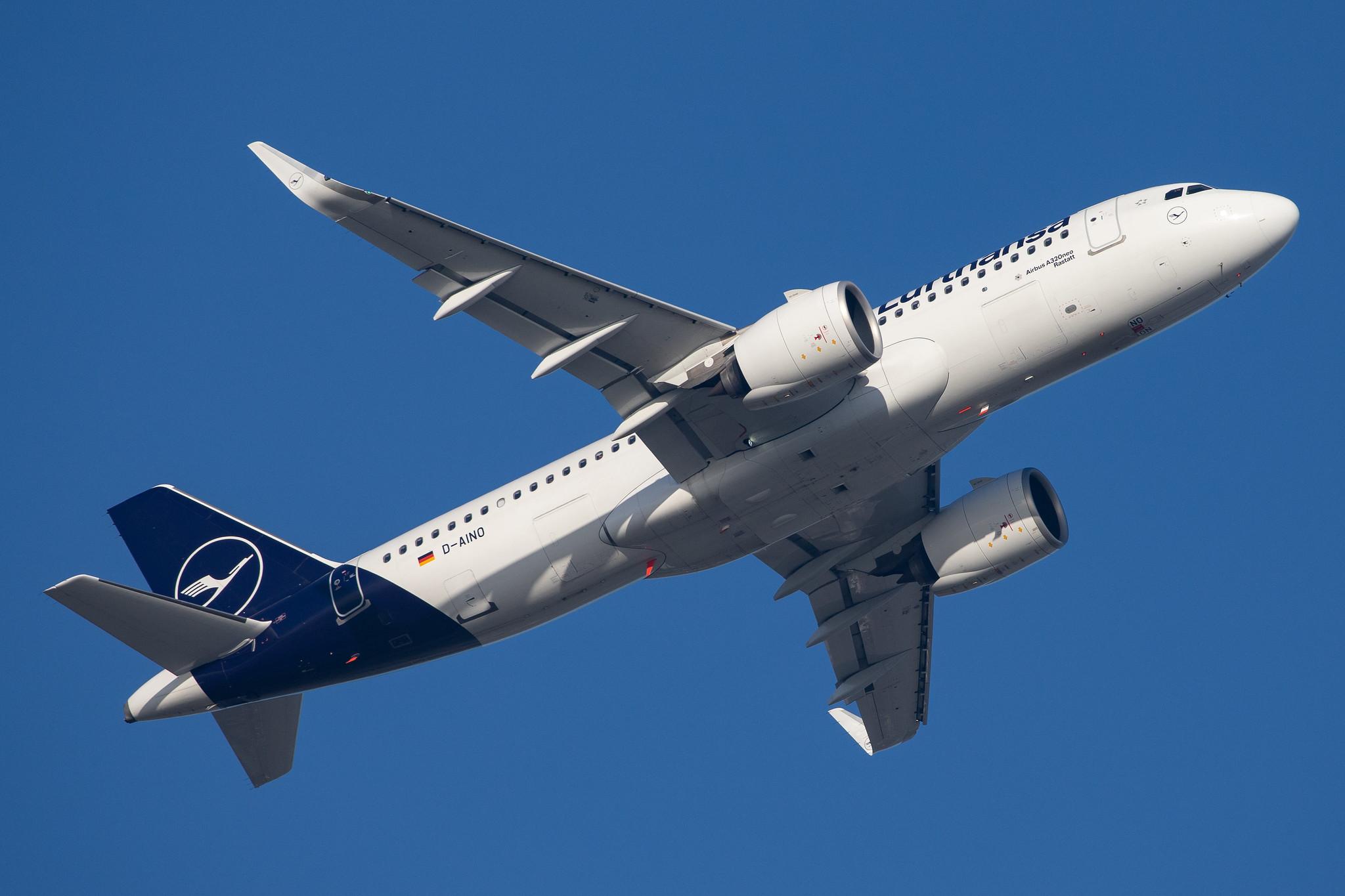 London Heathrow Airport: Lufthansa (LH / DLH) |  Airbus A320-271N A20N | D-AINO | MSN 8559