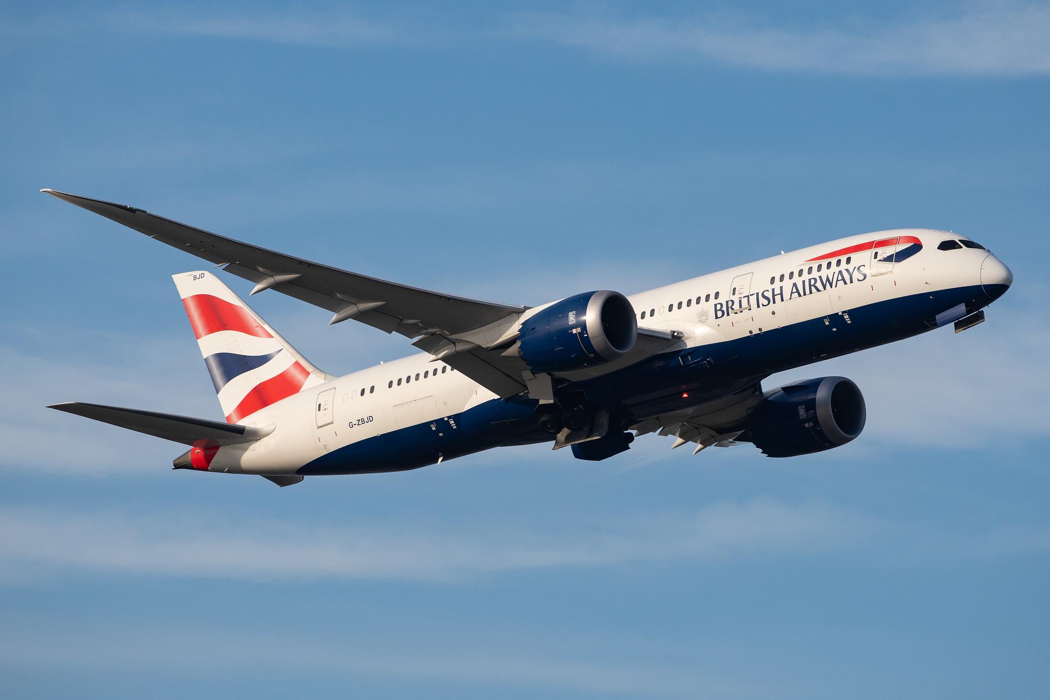 London Heathrow Airport: British Airways (BA / BAW) |  Boeing 787-8 Dreamliner B788 | G-ZBJD | MSN 38619