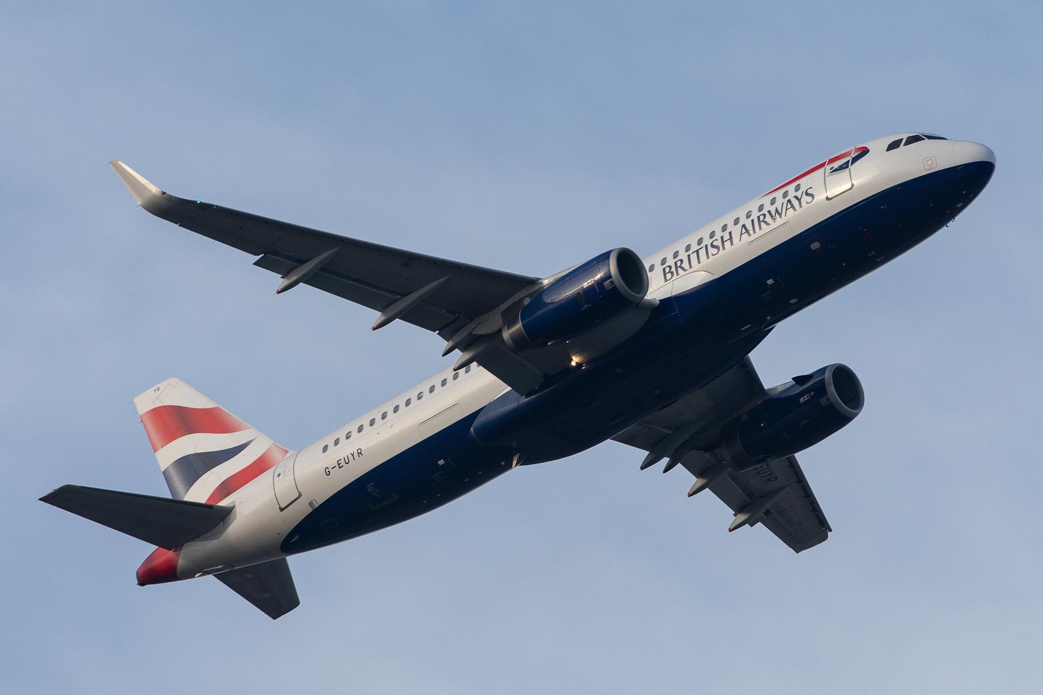 London Heathrow Airport: British Airways (BA / BAW) |  Airbus A320-232 A320 | G-EUYR | MSN 5856