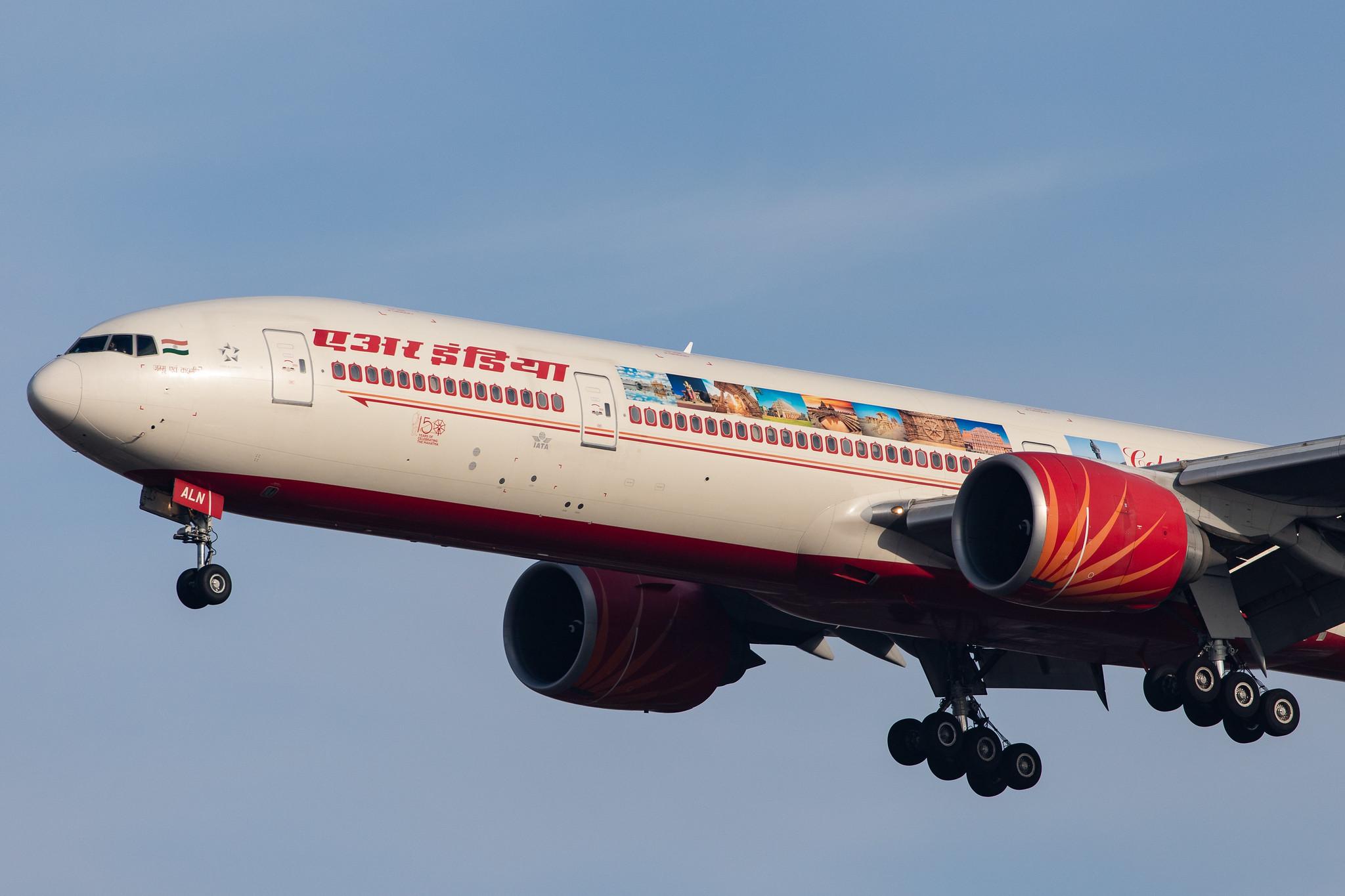 London Heathrow Airport: Air India (AI / AIC) |  Livery: Celebrating India Livery |  Boeing 777-337(ER) B77W | VT-ALN | MSN 36312