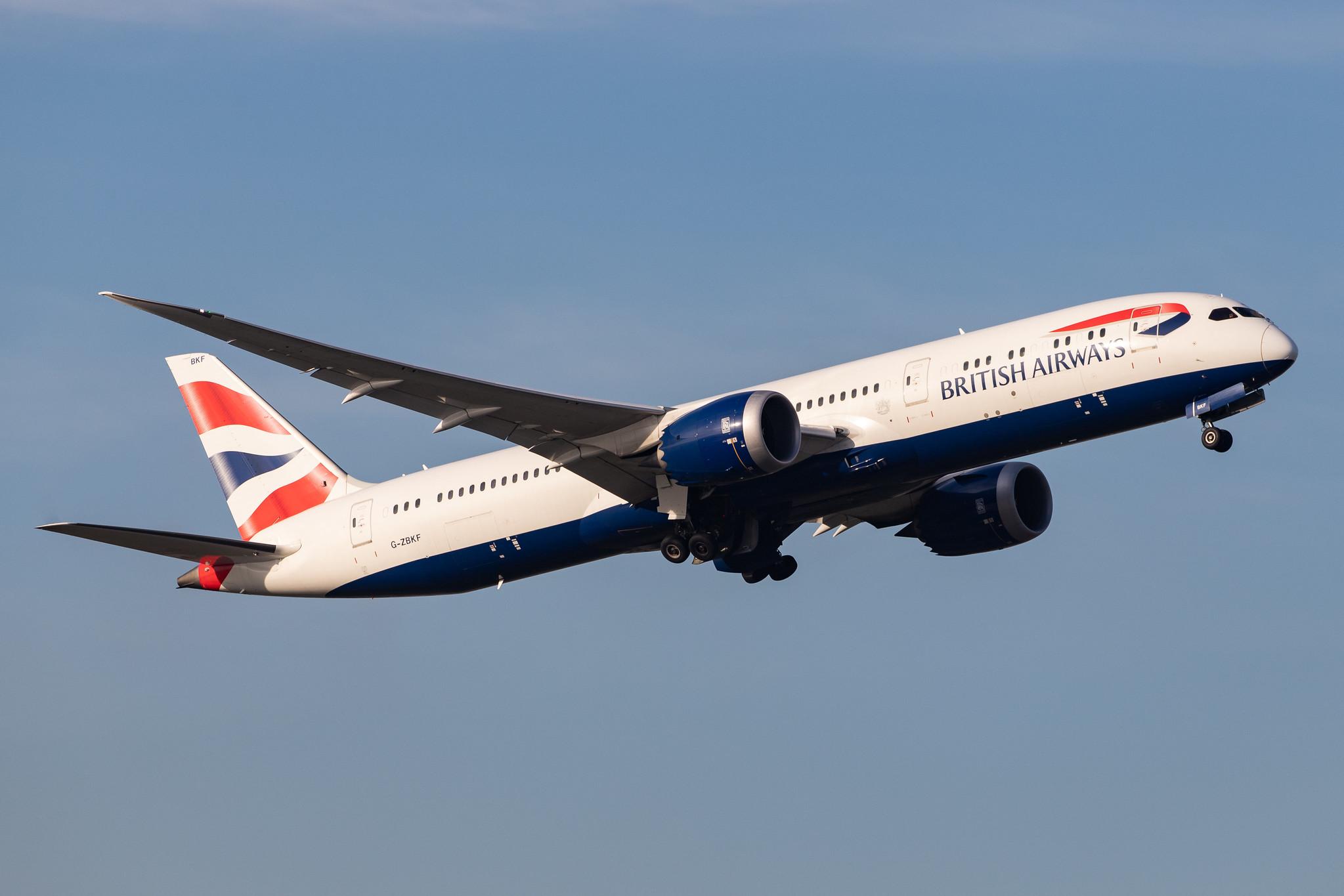 London Heathrow Airport: British Airways (BA / BAW) |  Boeing 787-9 Dreamliner B789 | G-ZBKF | MSN 38622