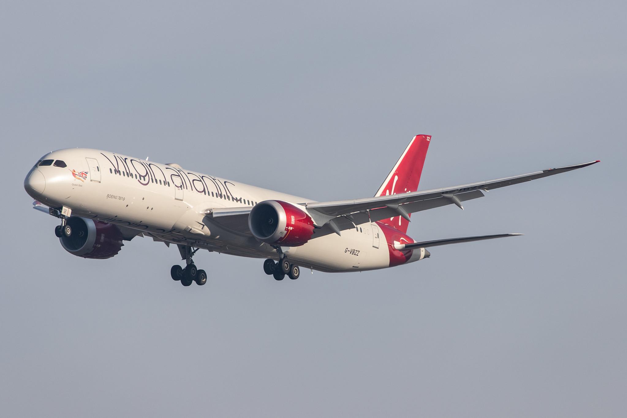 London Heathrow Airport: Virgin Atlantic (VS / VIR) |  Boeing 787-9 Dreamliner B789 | G-VBZZ | MSN 37976