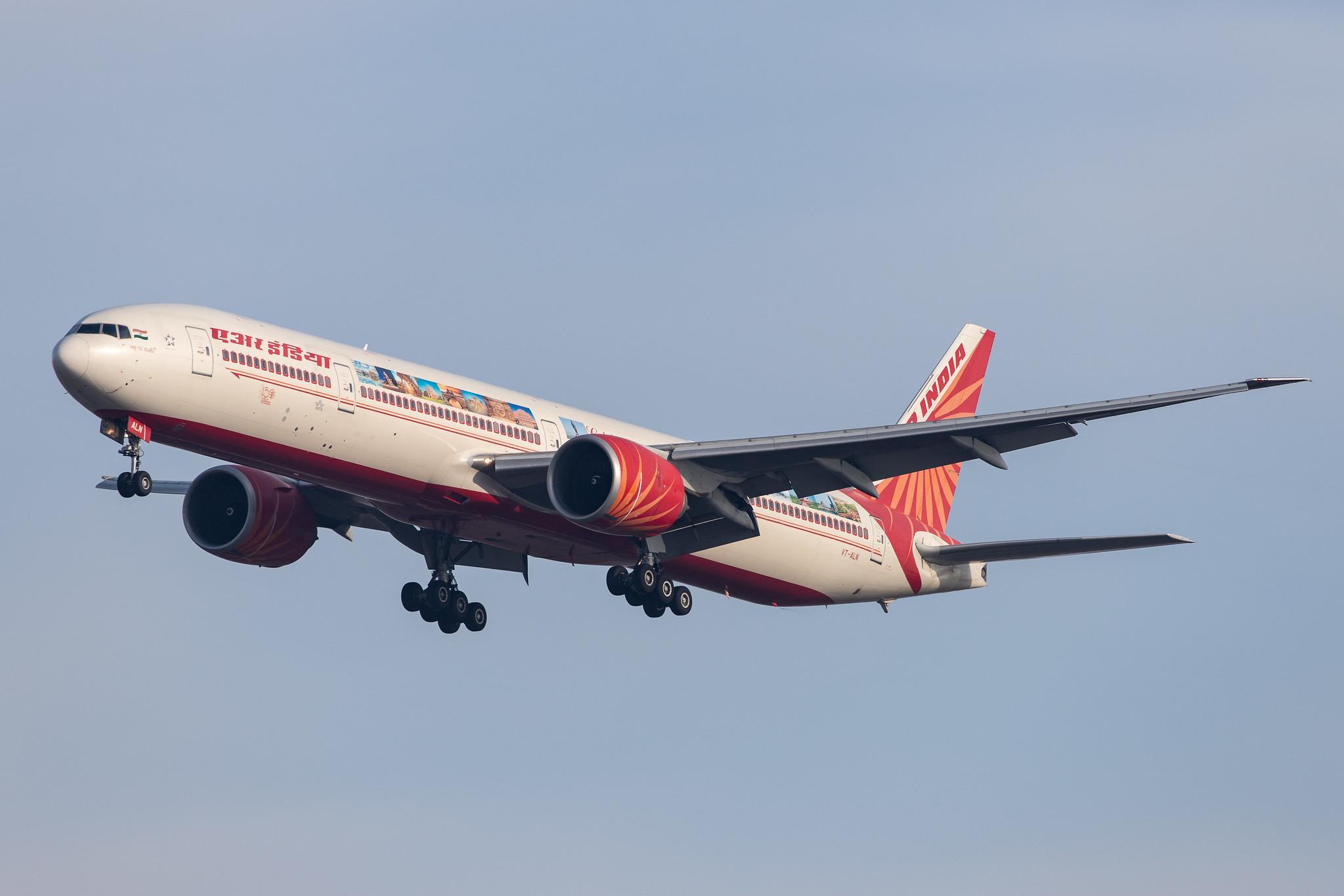 London Heathrow Airport: Air India (AI / AIC) |  Livery: Celebrating India Livery |  Boeing 777-337(ER) B77W | VT-ALN | MSN 36312