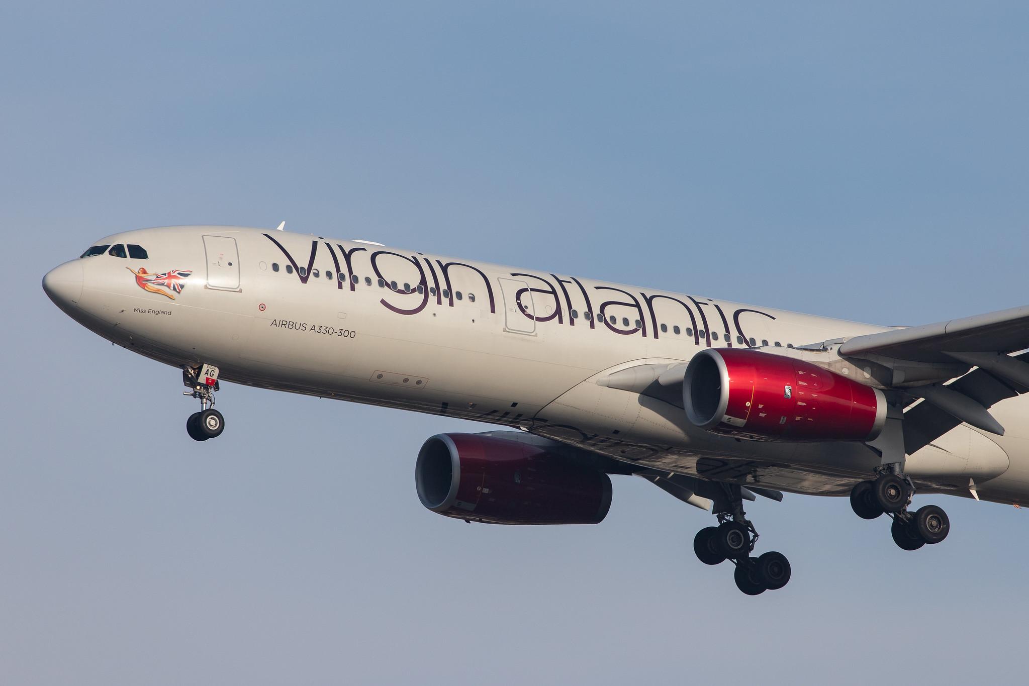 London Heathrow Airport: Virgin Atlantic (VS / VIR) |  Airbus A330-343 A333 | G-VWAG | MSN 1341