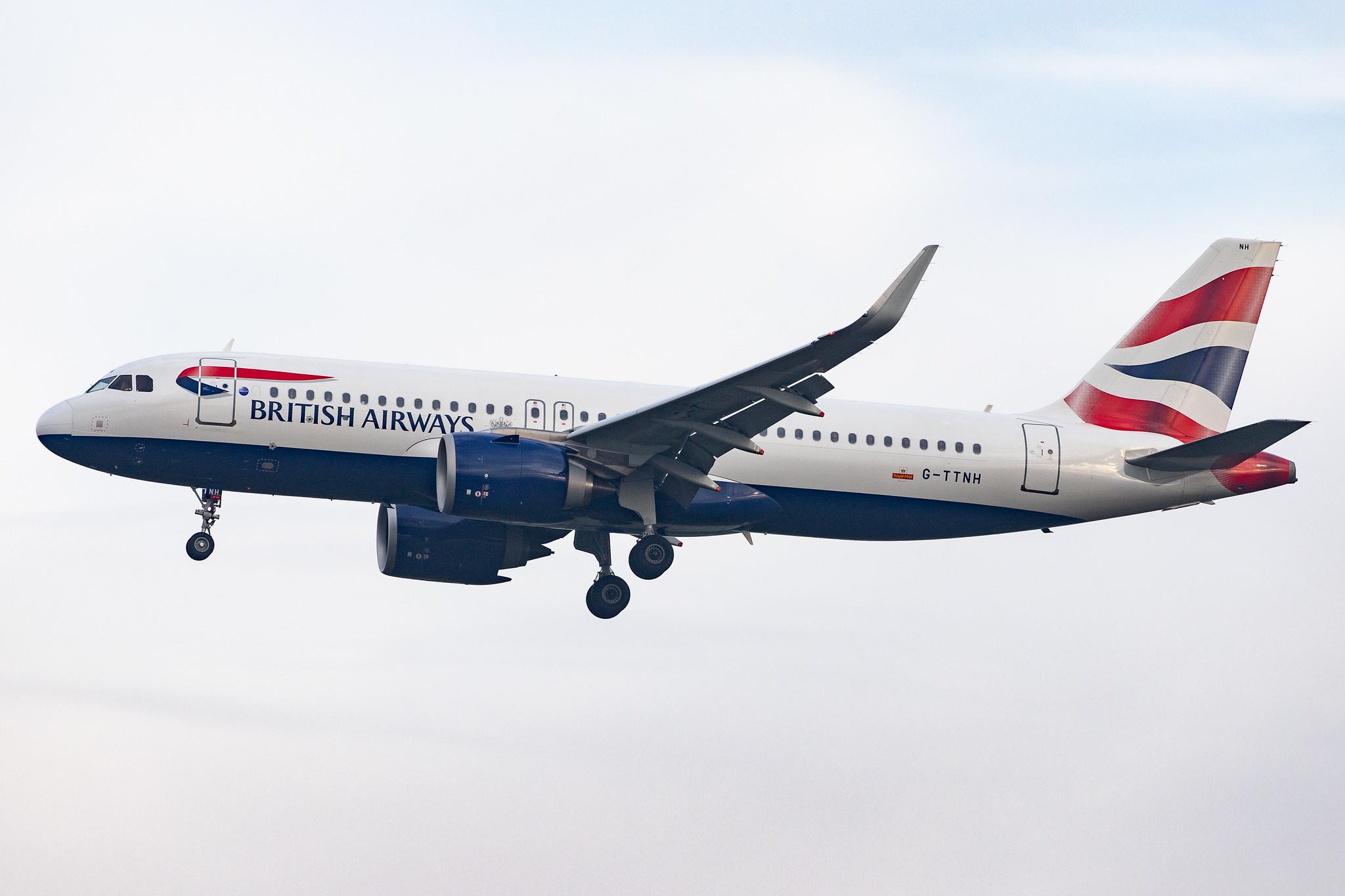 London Heathrow Airport: British Airways (BA / BAW) |  Airbus A320-251N A20N | G-TTNH | MSN 8489