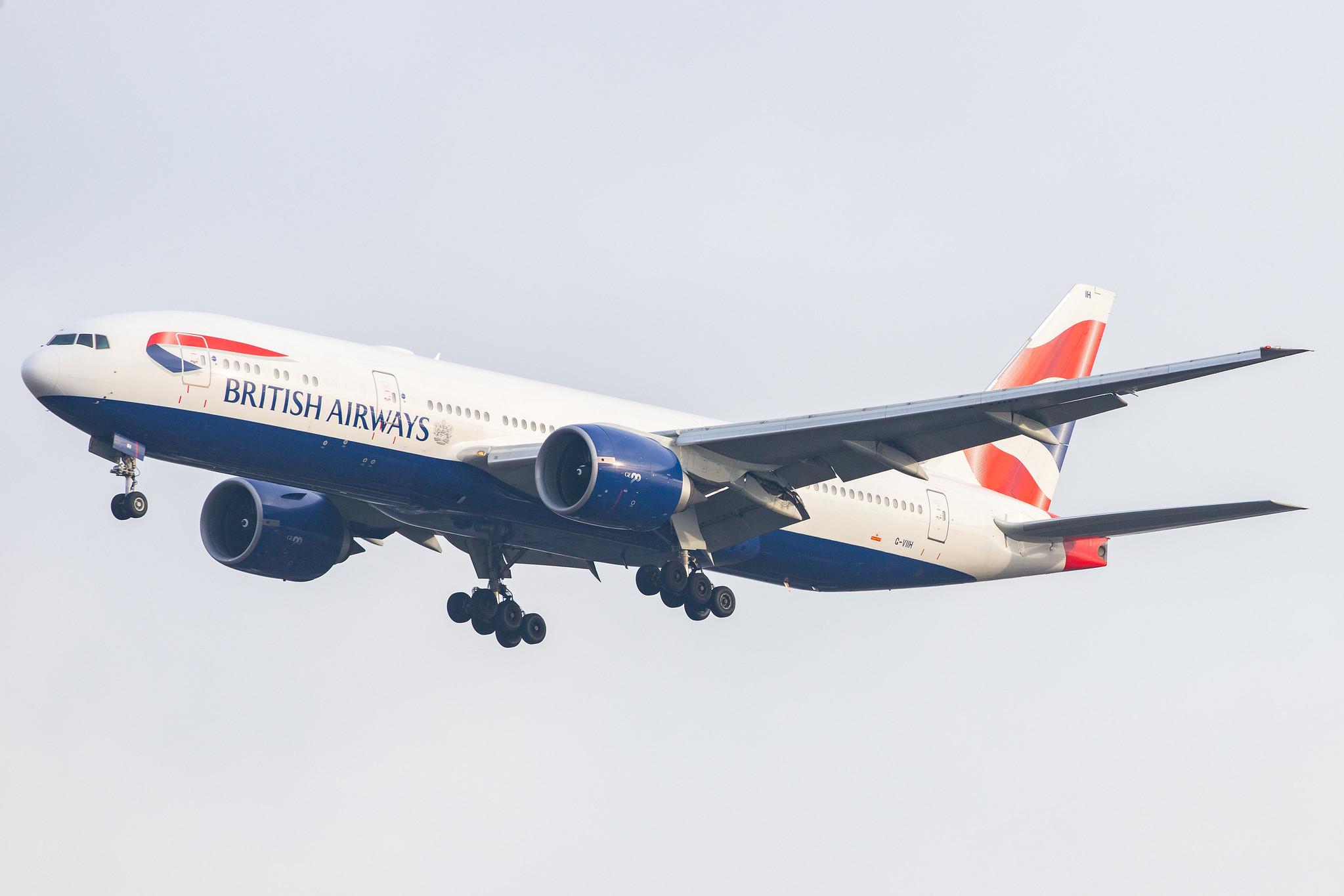 London Heathrow Airport: British Airways (BA / BAW) |  Boeing 777-236(ER) B772 | G-VIIH | MSN 27490