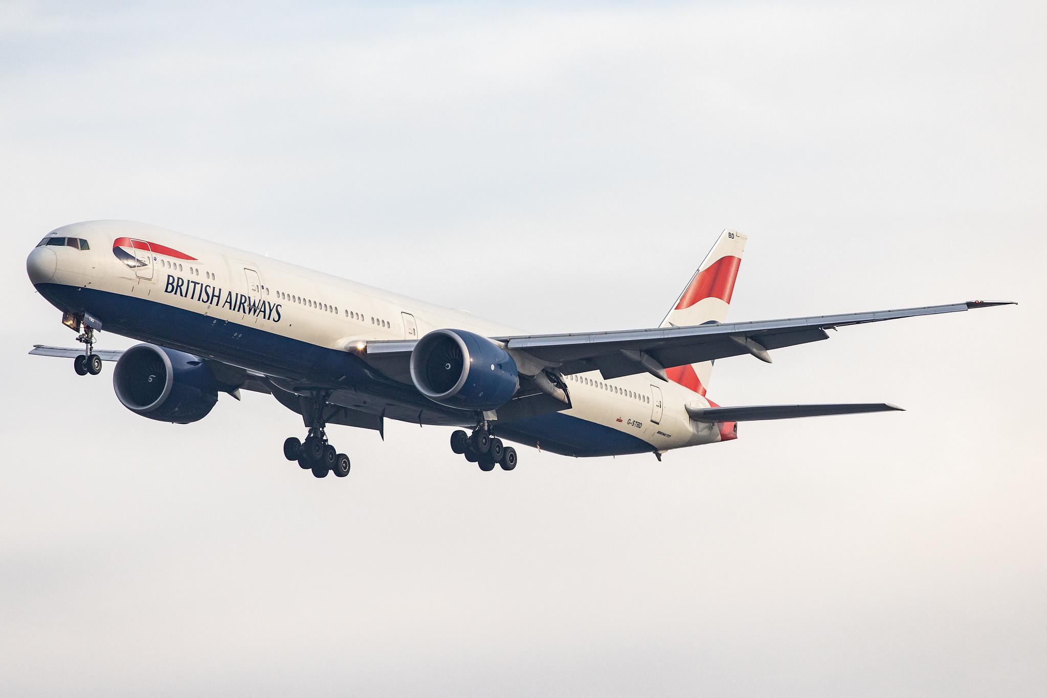 London Heathrow Airport: British Airways (BA / BAW) |  Boeing 777-36N(ER) B77W | G-STBD | MSN 38695