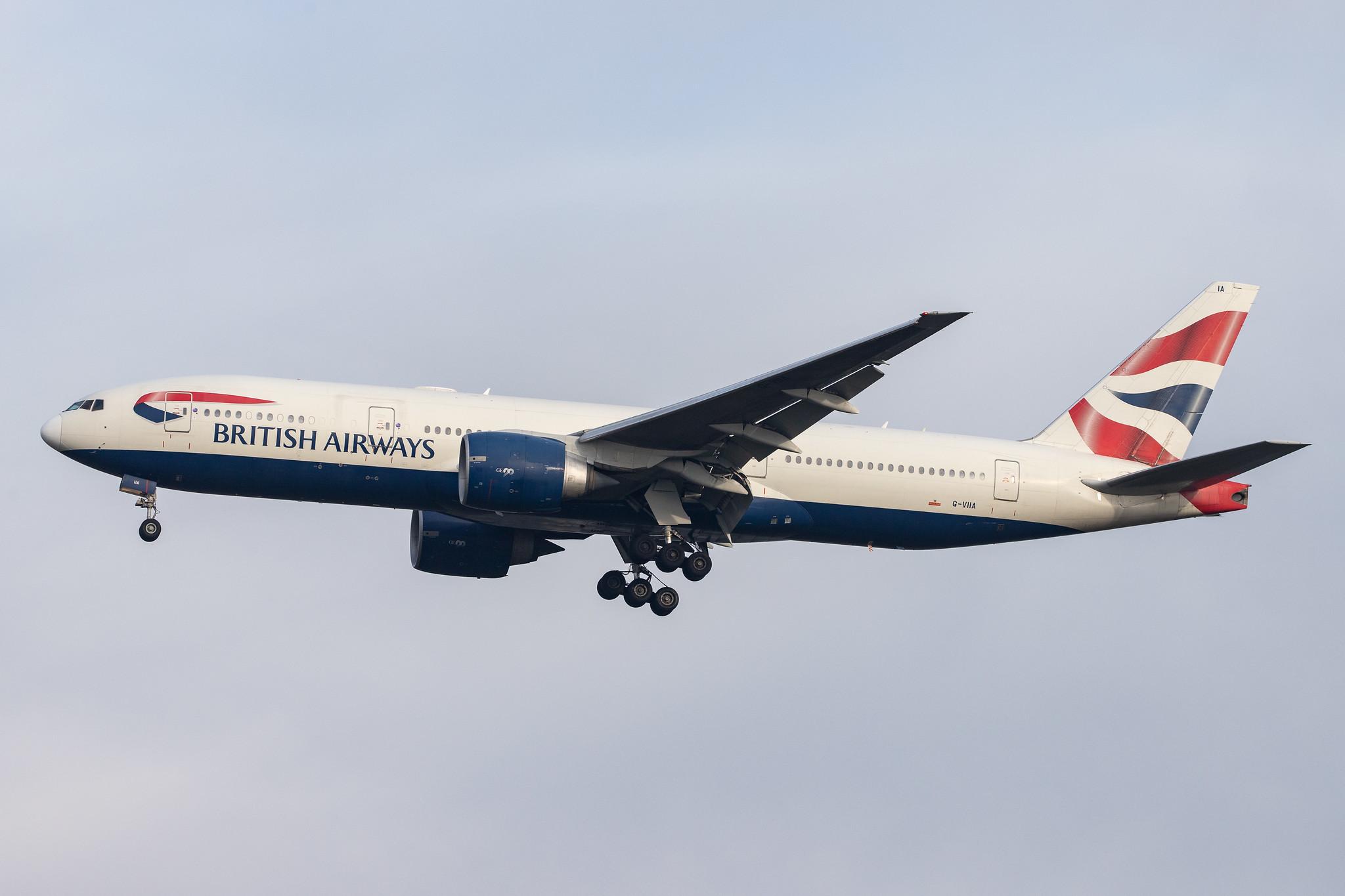London Heathrow Airport: British Airways (BA / BAW) |  Boeing 777-236(ER) B772 | G-VIIA | MSN 27483