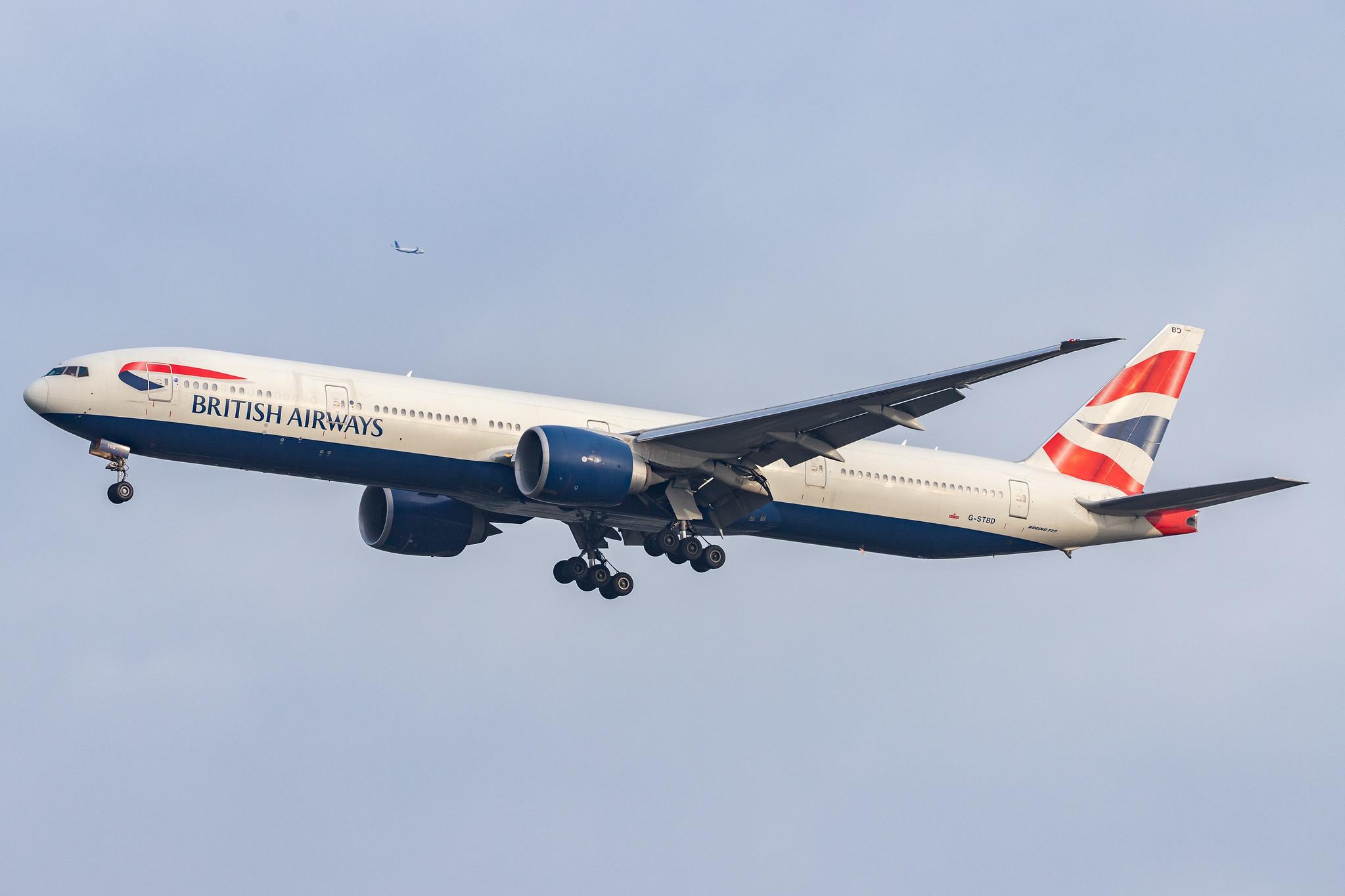 London Heathrow Airport: British Airways (BA / BAW) |  Boeing 777-36N(ER) B77W | G-STBD | MSN 38695