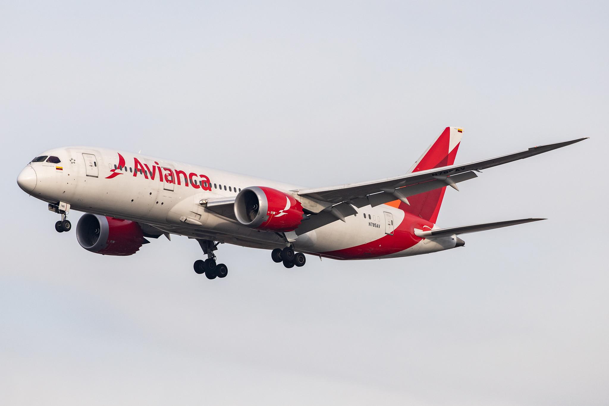 London Heathrow Airport: Avianca (AV / AVA) |  Boeing 787-8 Dreamliner B788 | N785AV | MSN 37507