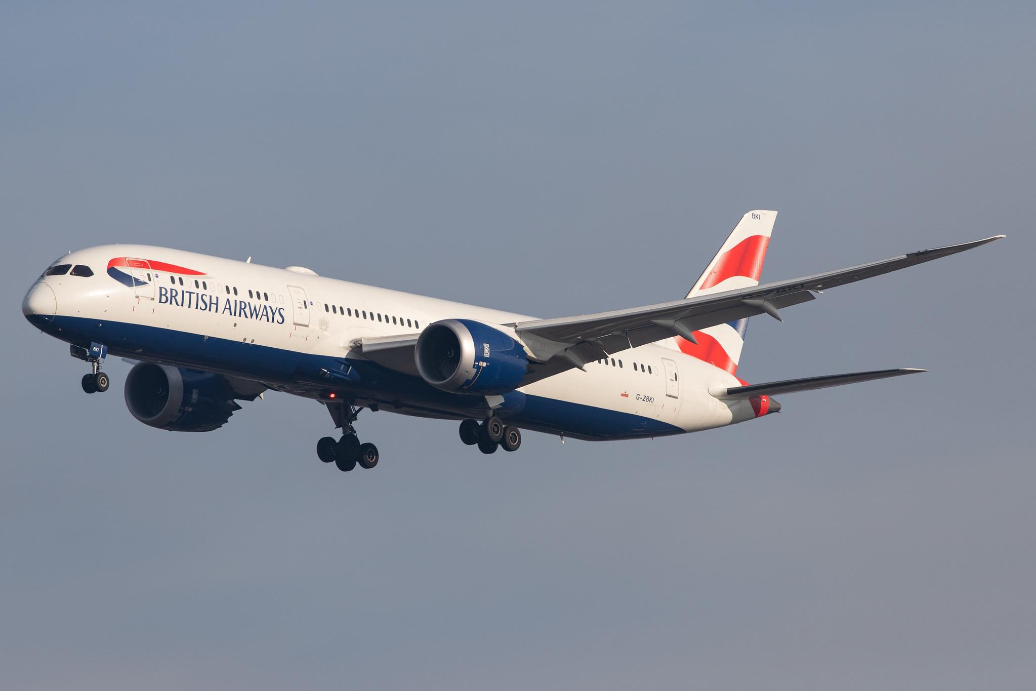 London Heathrow Airport: British Airways (BA / BAW) |  Boeing 787-9 Dreamliner B789 | G-ZBKI | MSN 38625