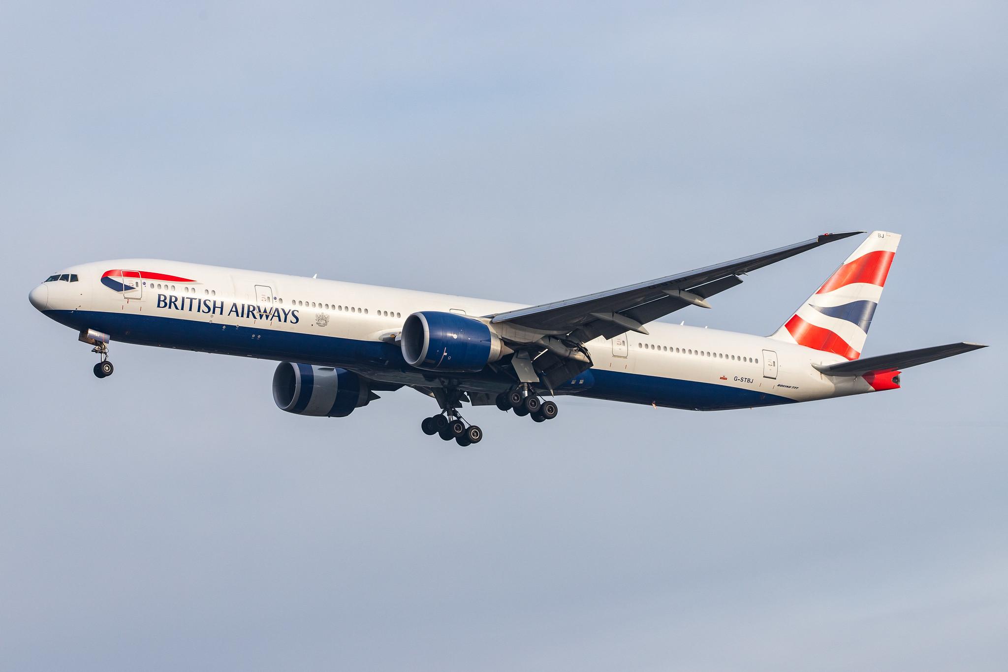 London Heathrow Airport: British Airways (BA / BAW) |  Boeing 777-336(ER) B77W | G-STBJ | MSN 43703