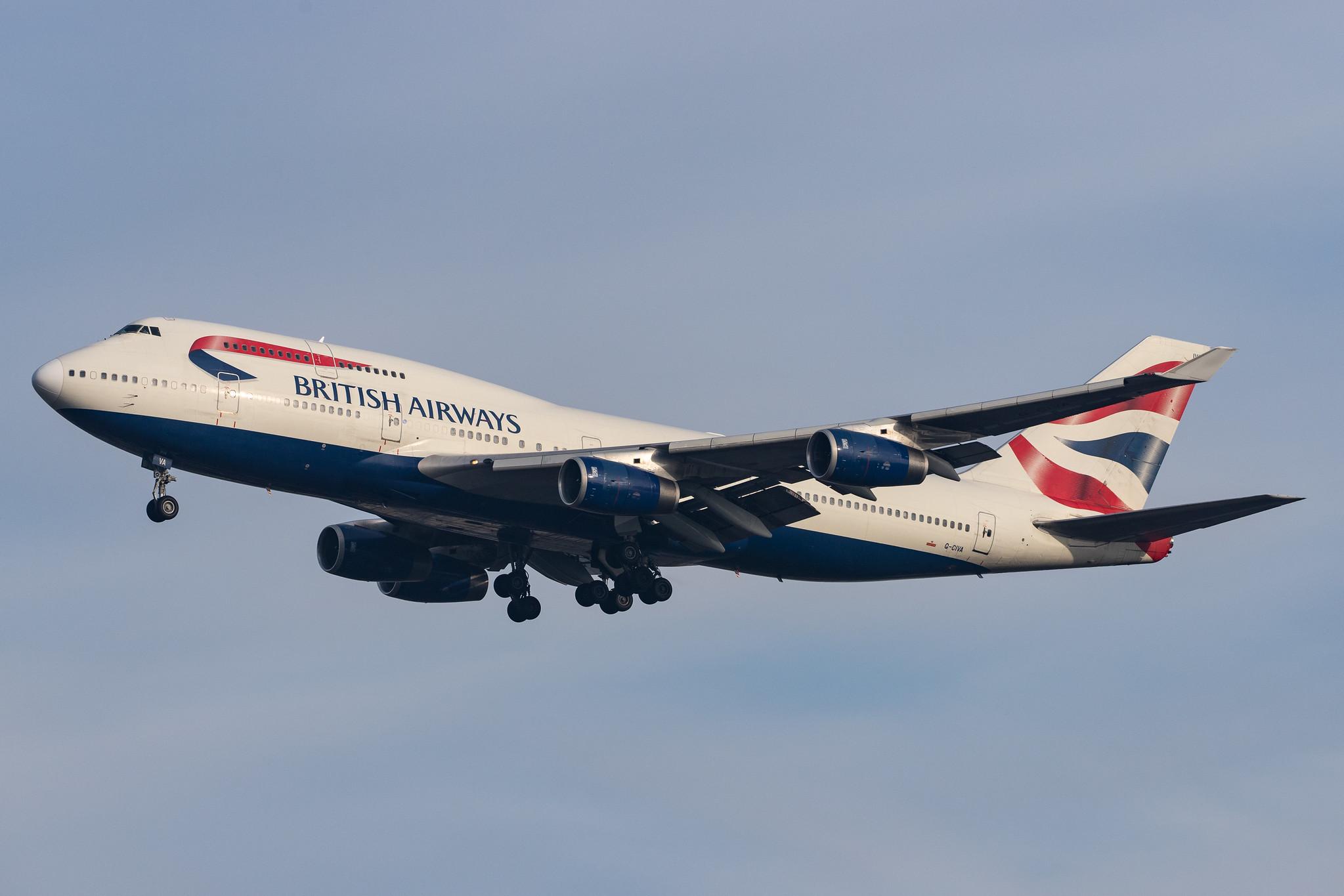 London Heathrow Airport: British Airways (BA / BAW) |  Boeing 747-436 B744 | G-CIVA | MSN 27092